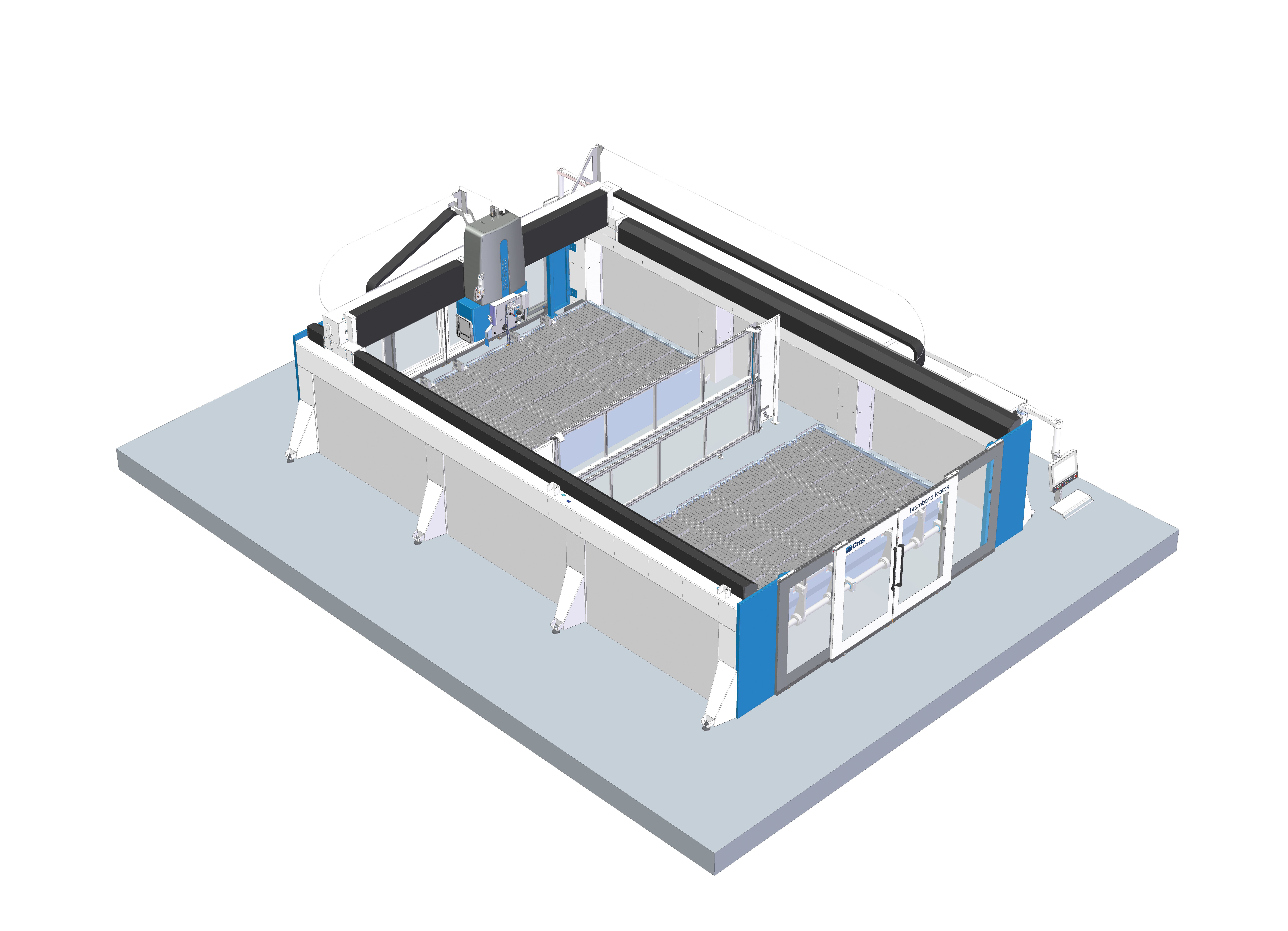 Five-Axis Cutting with Three Tools Always Available