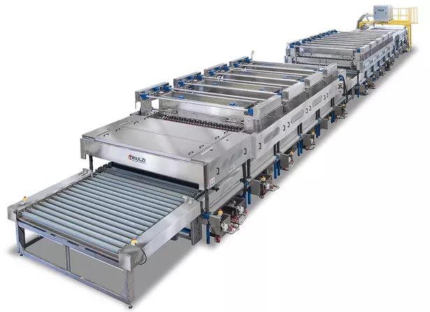 Triulzi polishing system washing machine, open detail