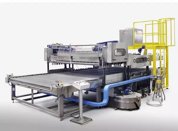 Triulzi sponge brush washer, two upper modules