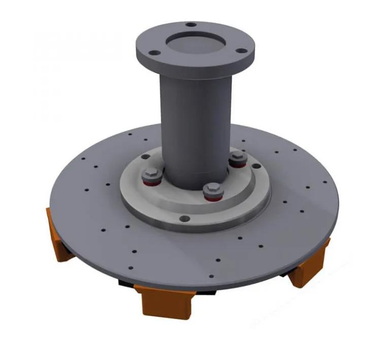 Sasso K-Lux polishing head working marble