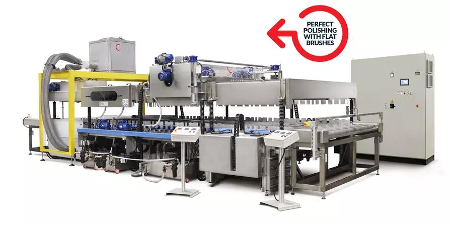 Triulzi pre coating washer with sponge brushes