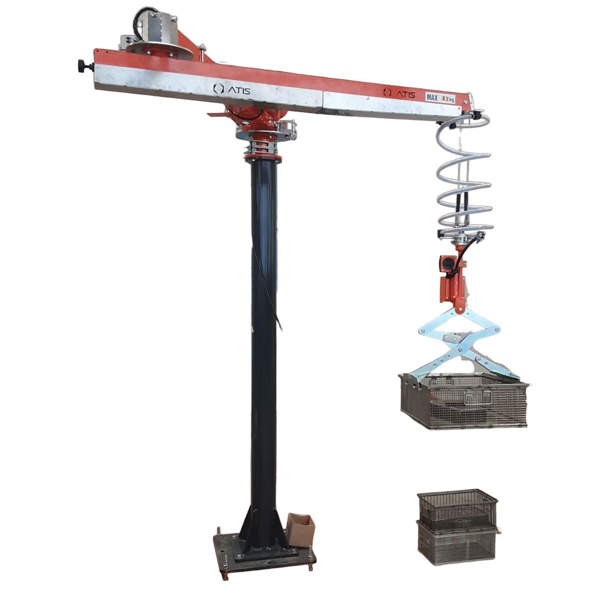 ATIS mechanical clamp manipulator gripping a workpiece
