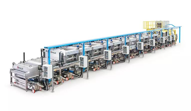 Triulzi polishing system washing machine, closed