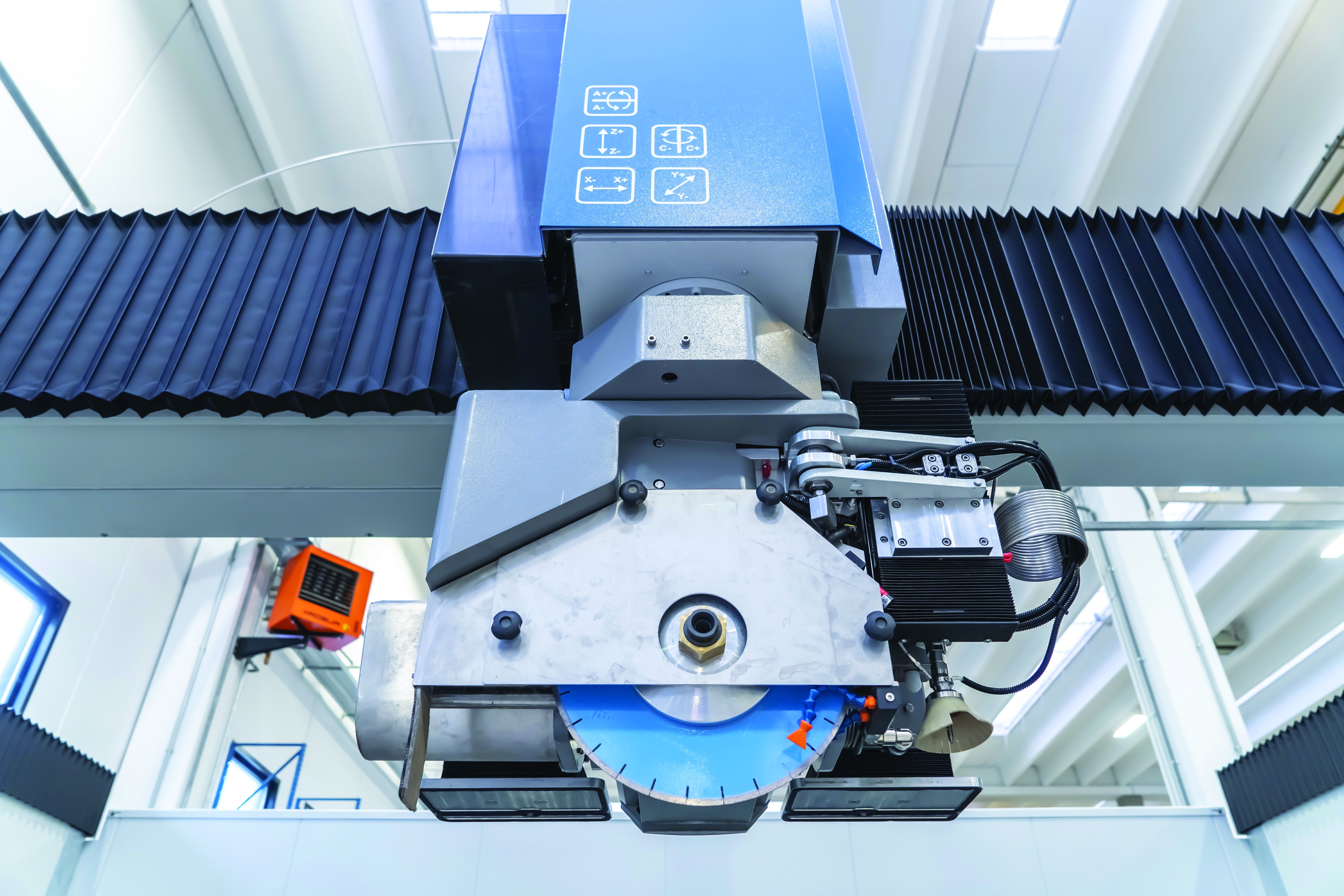 Cms Kosmos Jet 5 axis brides and waterjet combo 