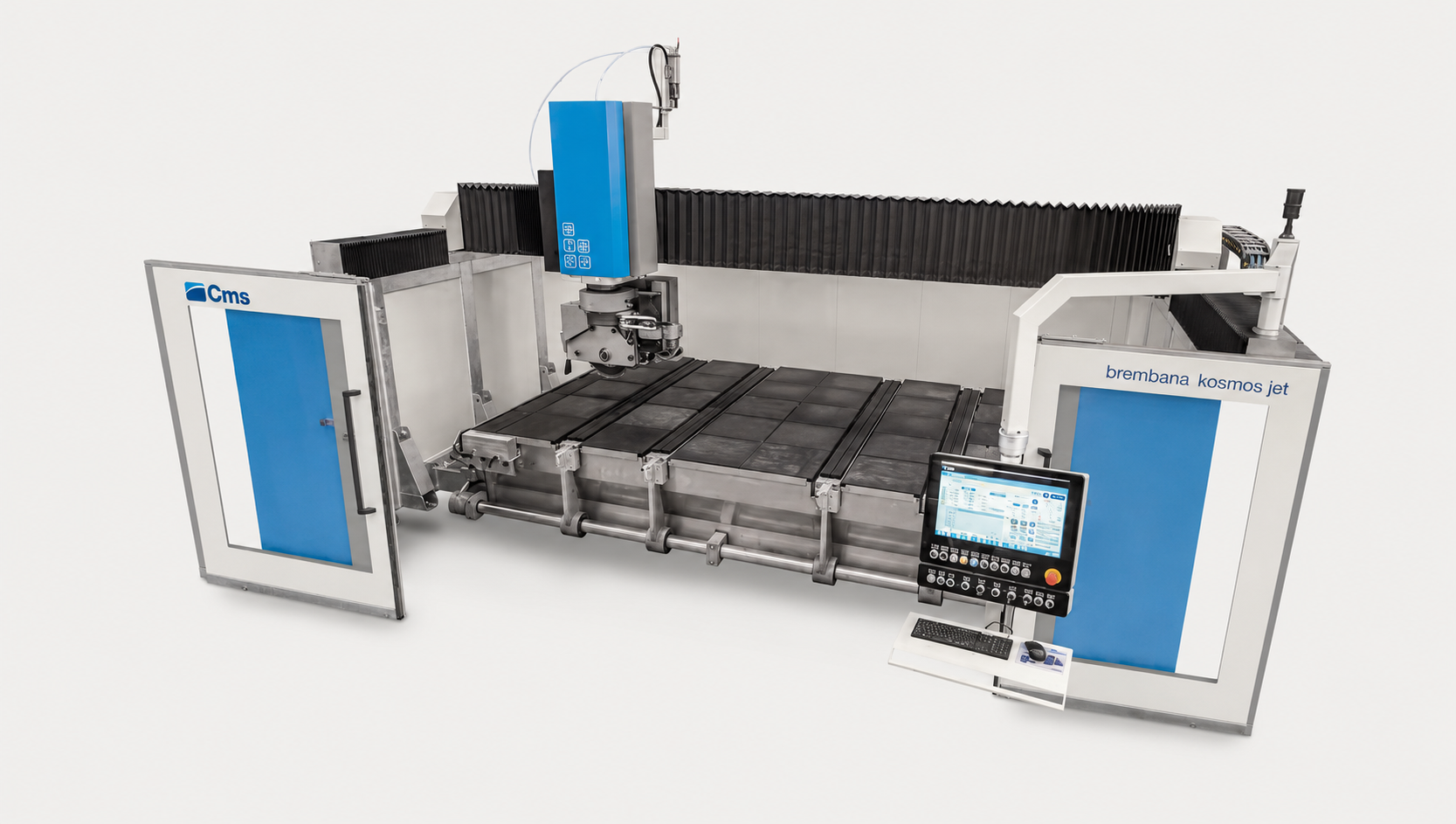 Brembana Kosmos Jet 5-axis bridge saw with waterjet