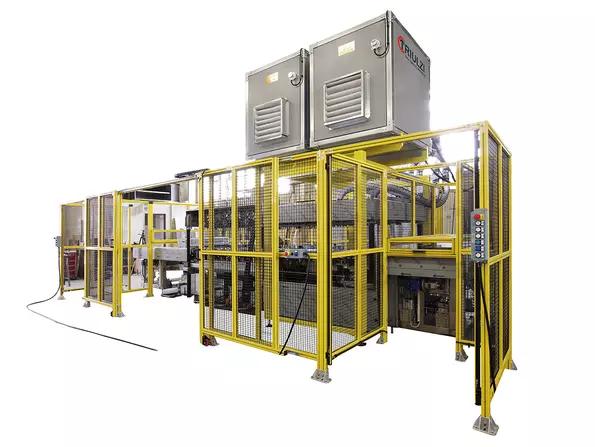 Triulzi High-Speed washer, drying side