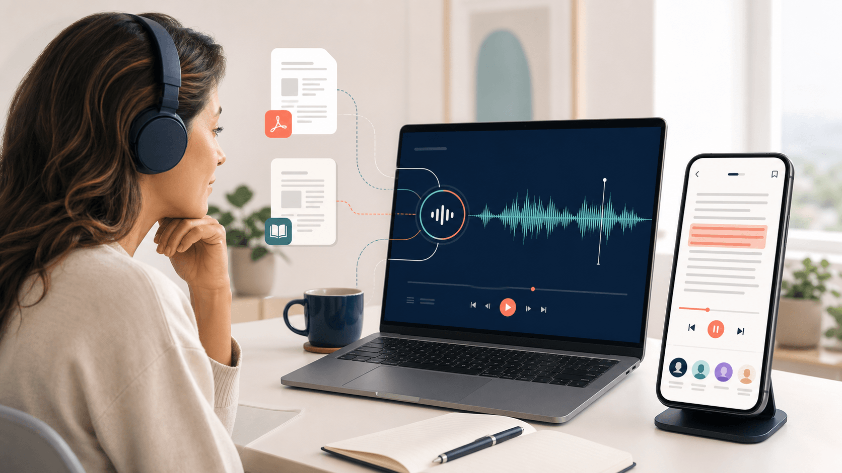 Readify turns supported personal content into an immersive reading experience