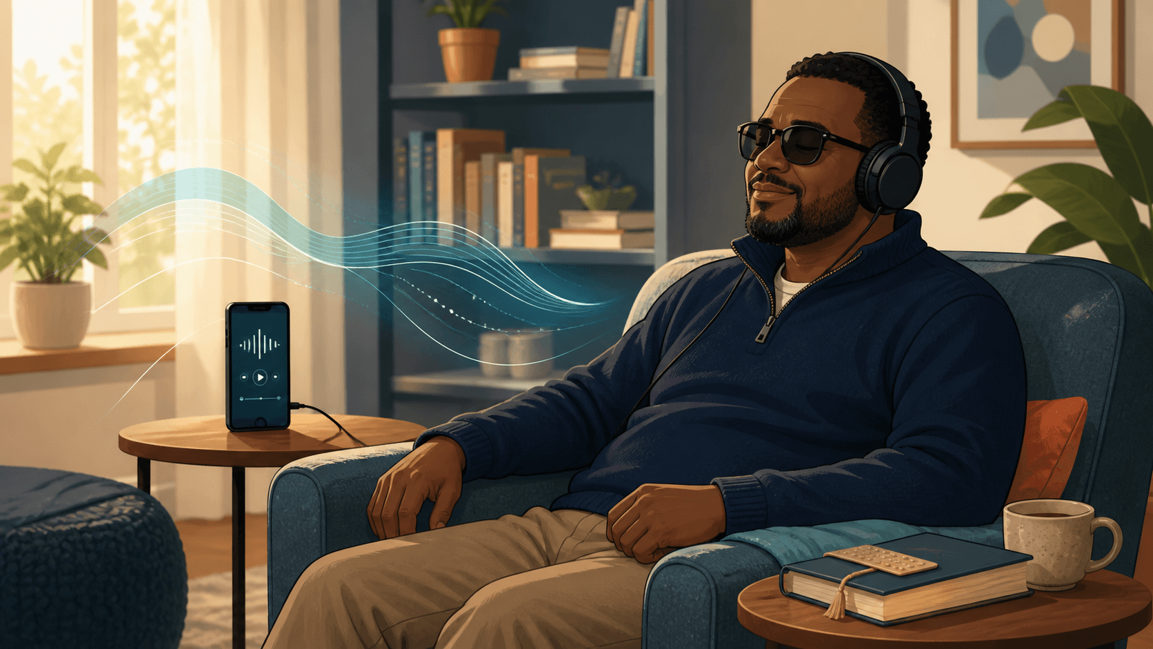 Audiobooks and talking books support accessible long-form reading