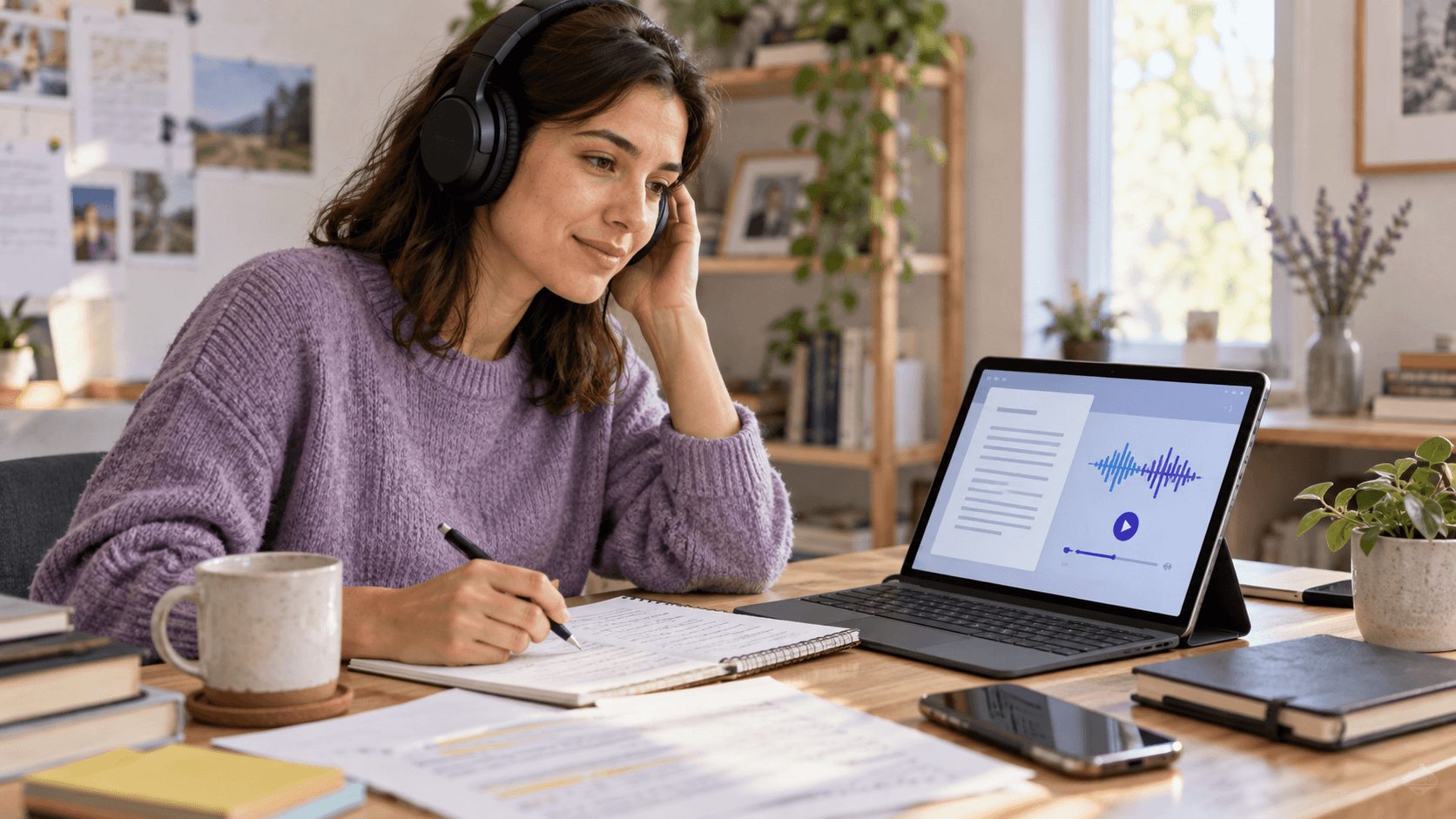 Turn podcast research and scripts into audio before recording