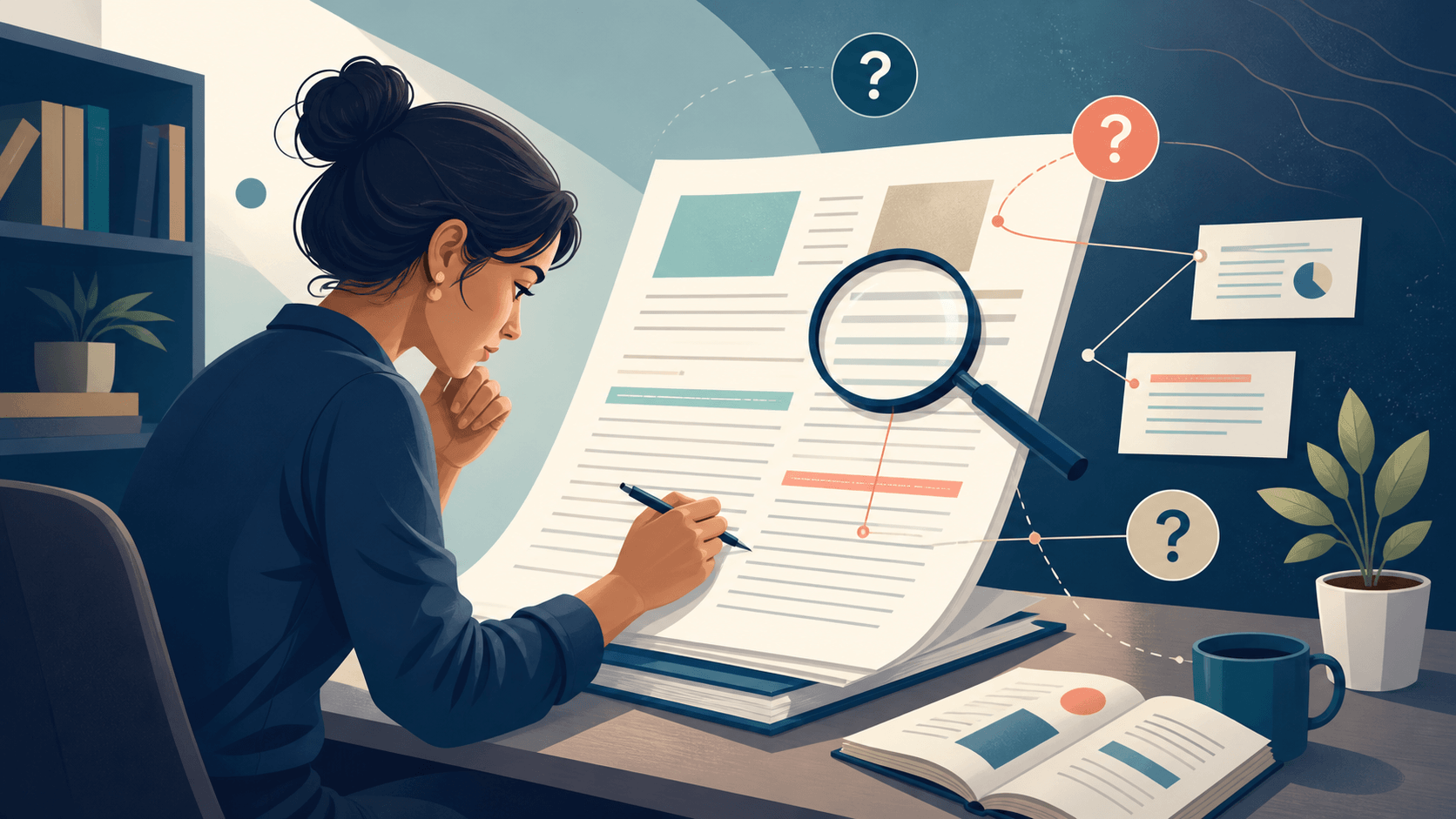 Critical reading turns passive text into active questioning and analysis