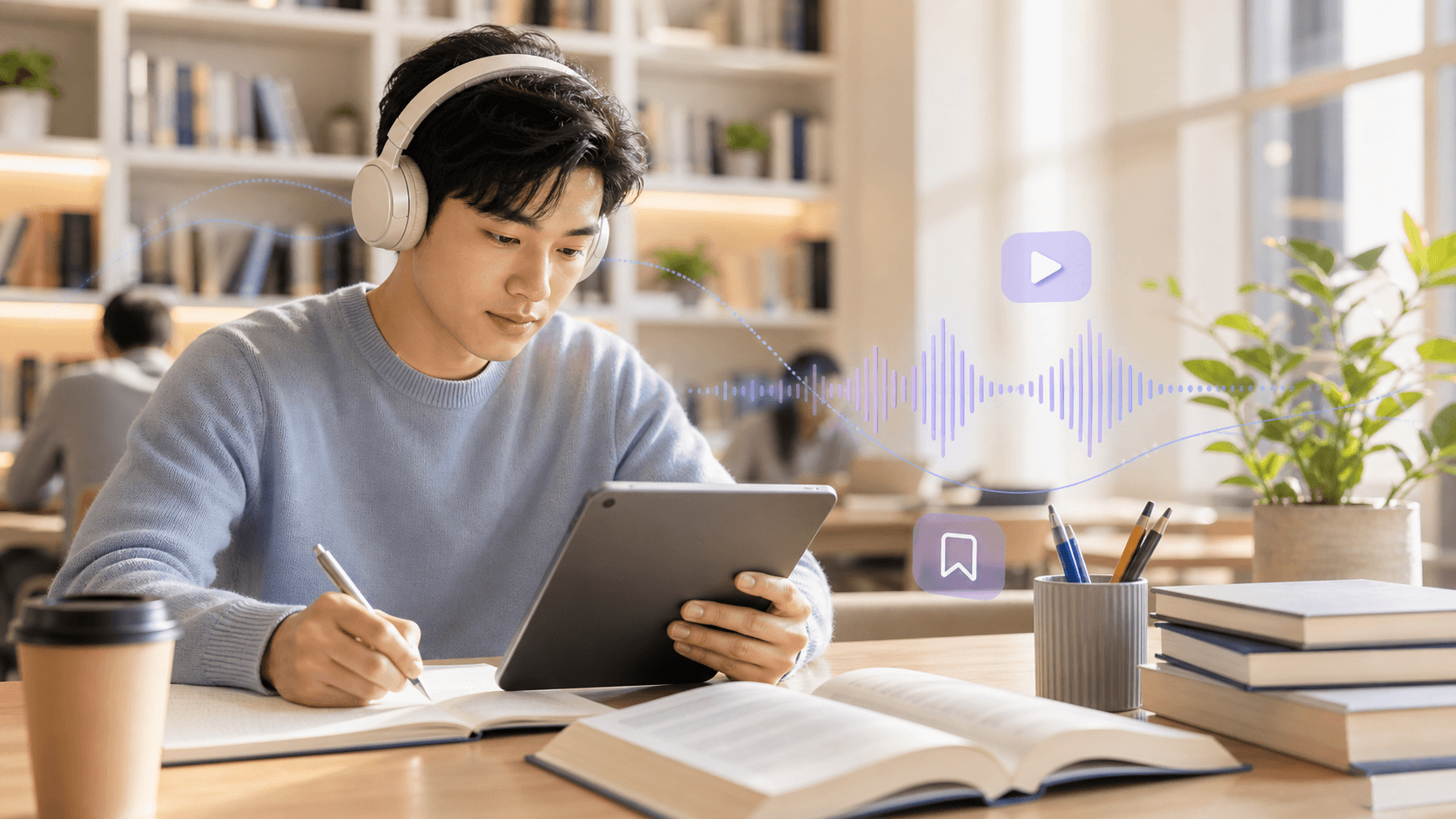 Best audiobook subscription for students supporting focused study