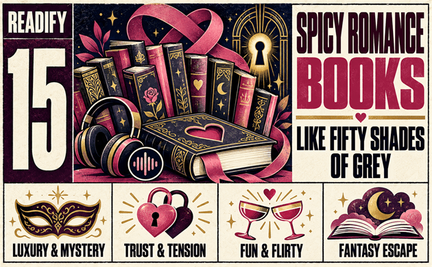15 Best Spicy Romance Books Like Fifty Shades of Grey