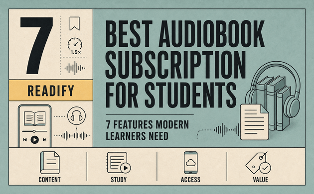 Best Audiobook Subscription for Students: 7 Features Modern Learners Need