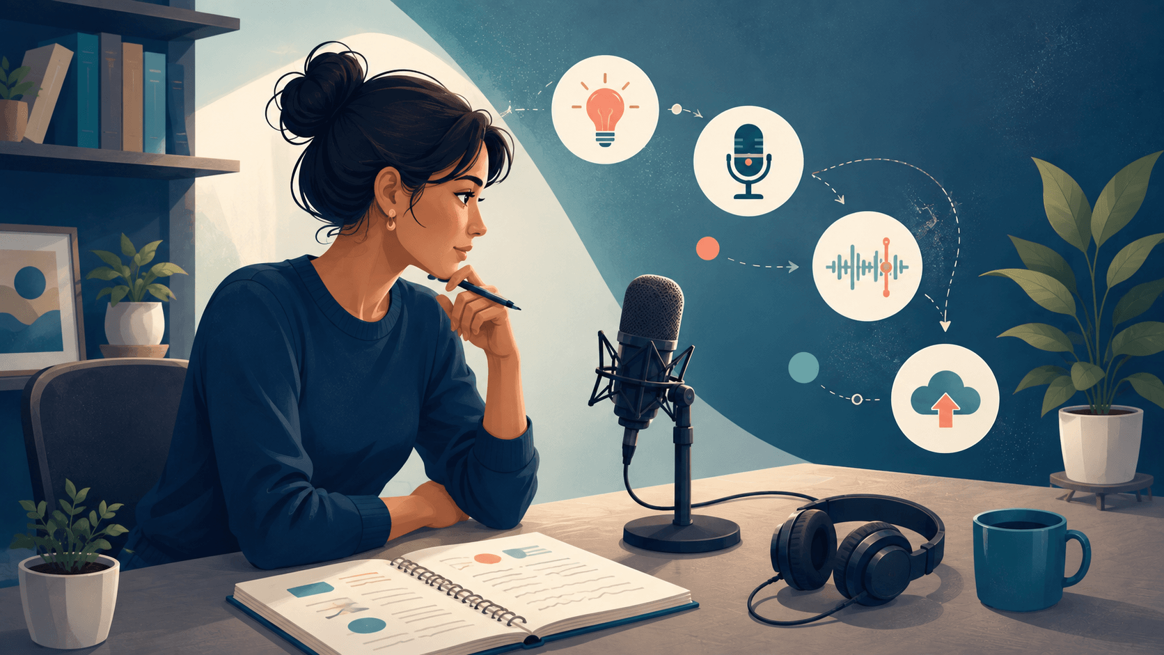How to start a podcast with a clear beginner workflow