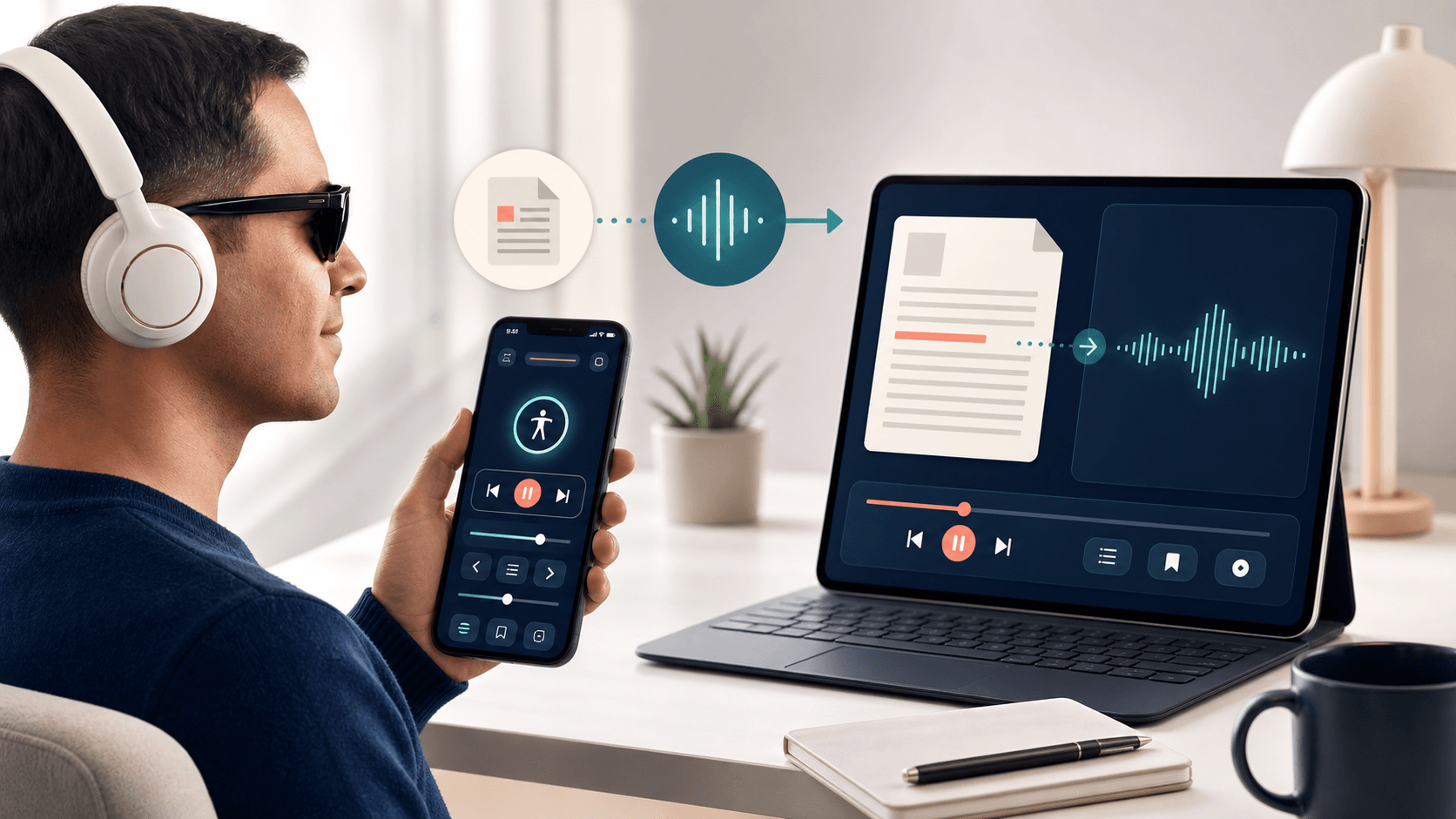 Readify turns supported documents into accessible spoken audio
