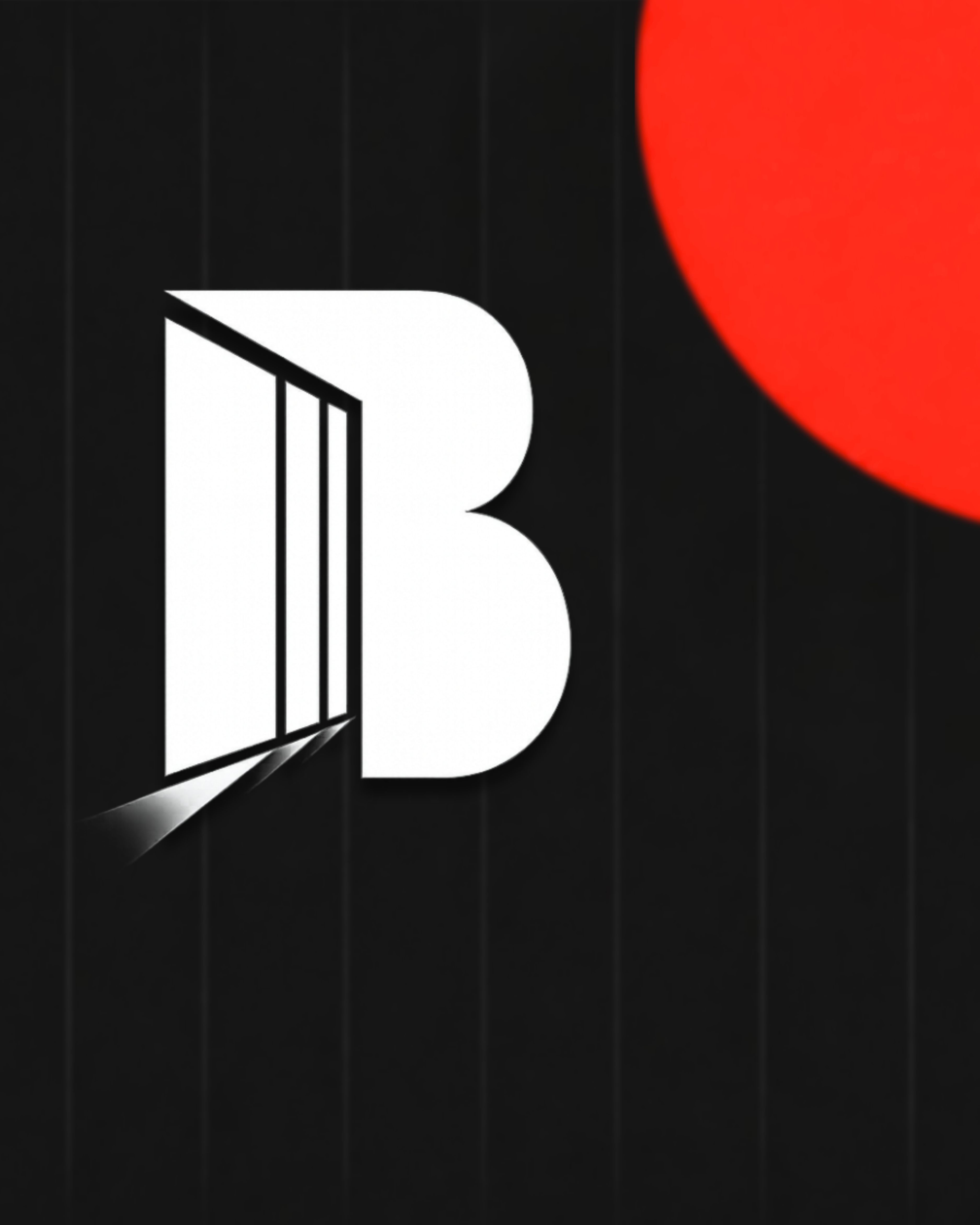 The Backstage Marketing logo on a black textured background with a red accent