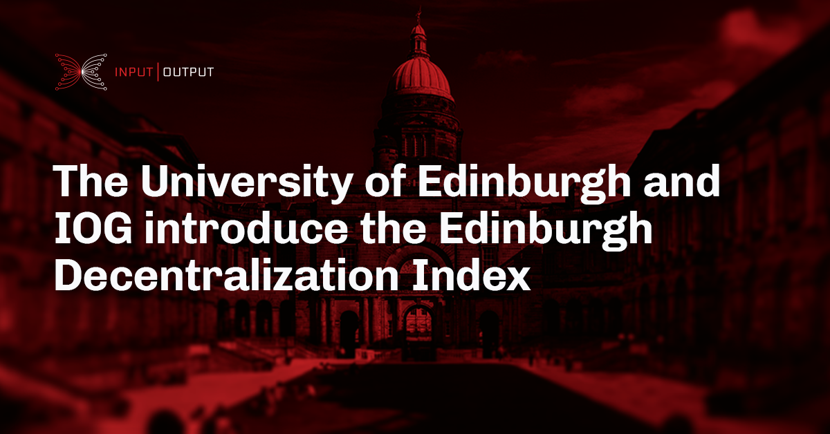 The University of Edinburgh and IOG introduce the Edinburgh ...