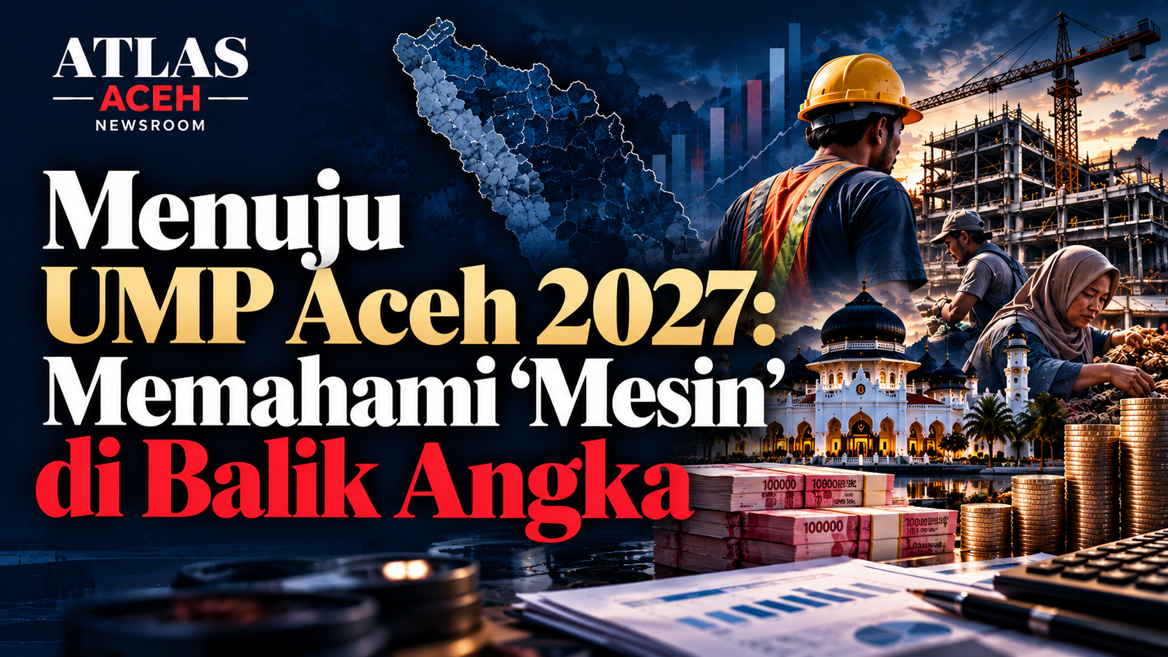 Upah Aceh 2027: di balik angka Rp4 juta, formula UMP, inflasi, pertumbuhan ekonomi dan pasar kerja Aceh