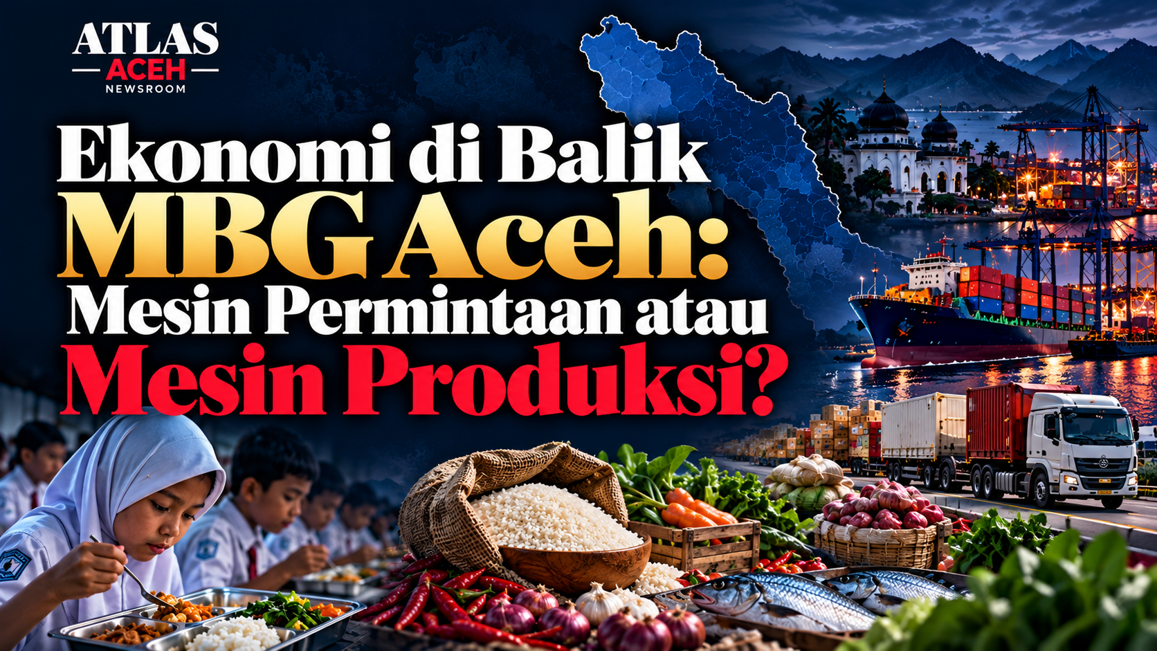 Ekonomi di Balik Satu Piring MBG: menguji apakah permintaan Makan Bergizi Gratis memperkuat produksi pangan dan nilai ekonomi lokal Aceh