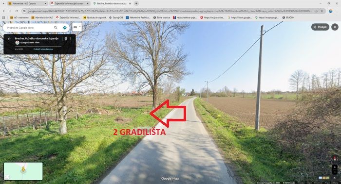 Građ. i Poljo. zemljište na 4 lokacije, Brezine!