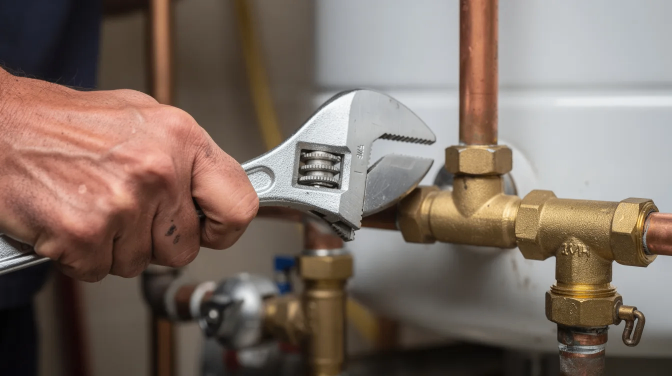 Water heater leaking from the top