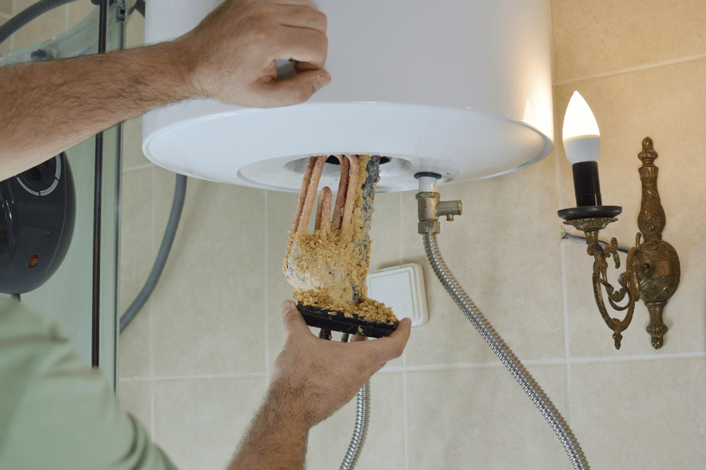 hot water pressure low in water heater