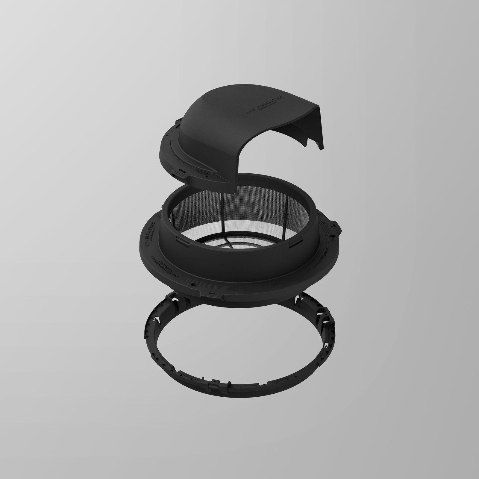High Wall Tank Screen 360 Hood Kit w/ Clip on Ring