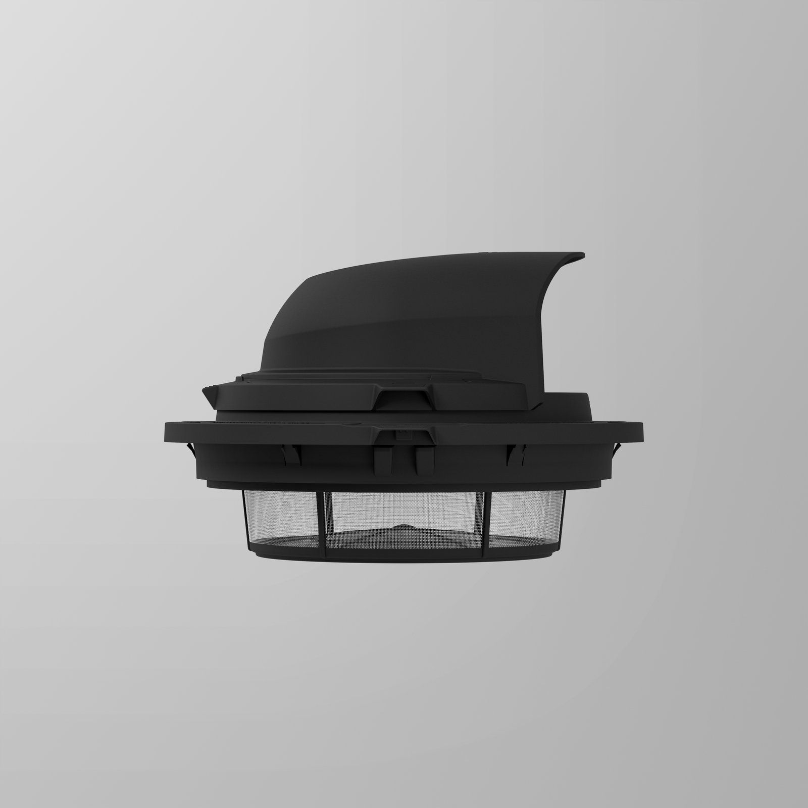 Low Profile Tank Screen 360 Hood Kit w/ Clip on Ring - 2