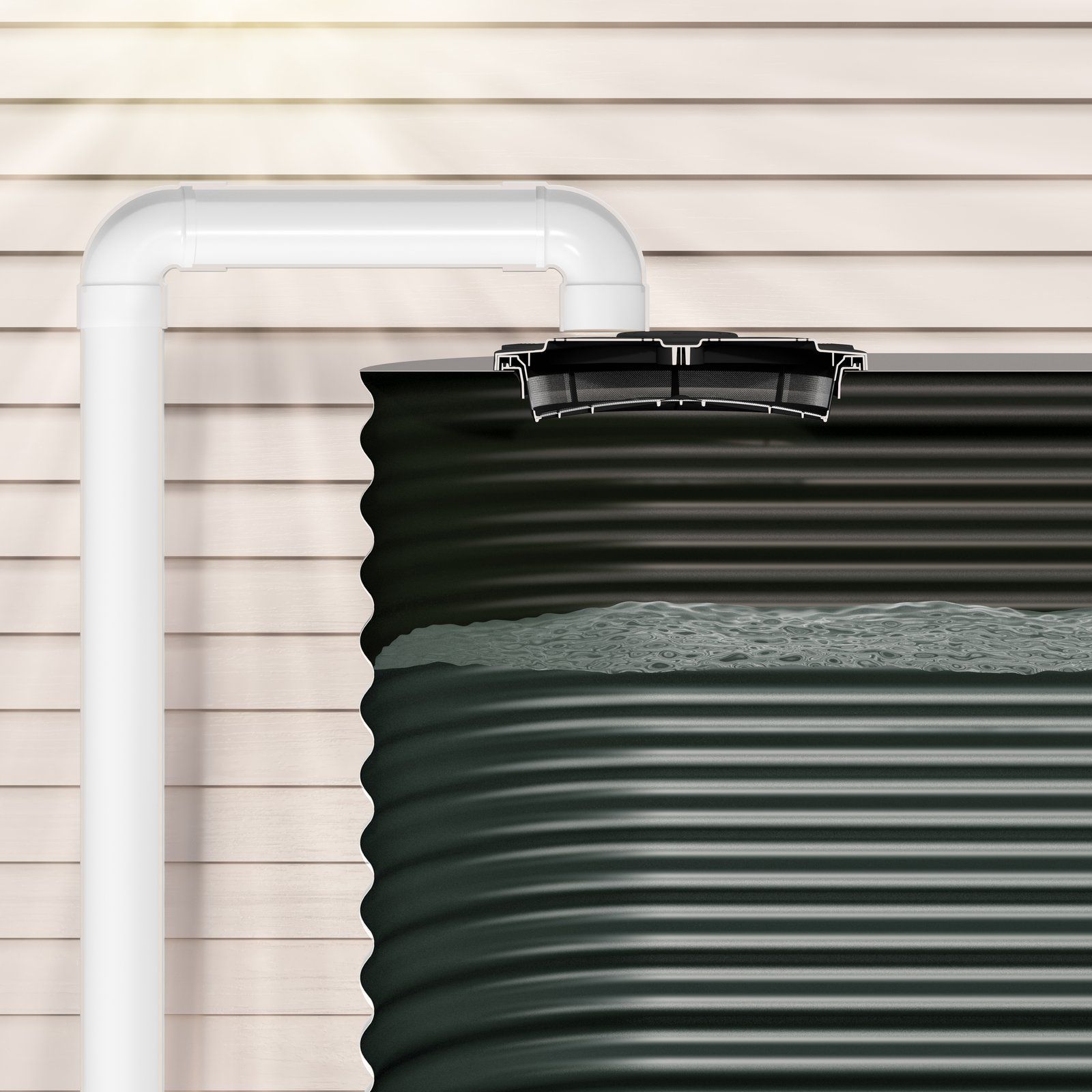 Easy Fit Side Mesh Tank Screen and Cover Kit w/ Clip on Ring - 9