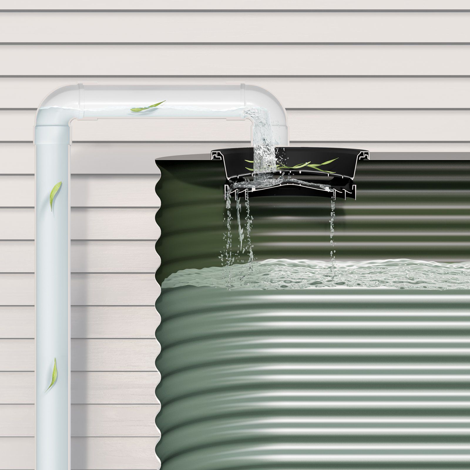 Easy Fit Solid Wall Tank Screen and Solar Shield Kit w/ Screw Down Ring - 7