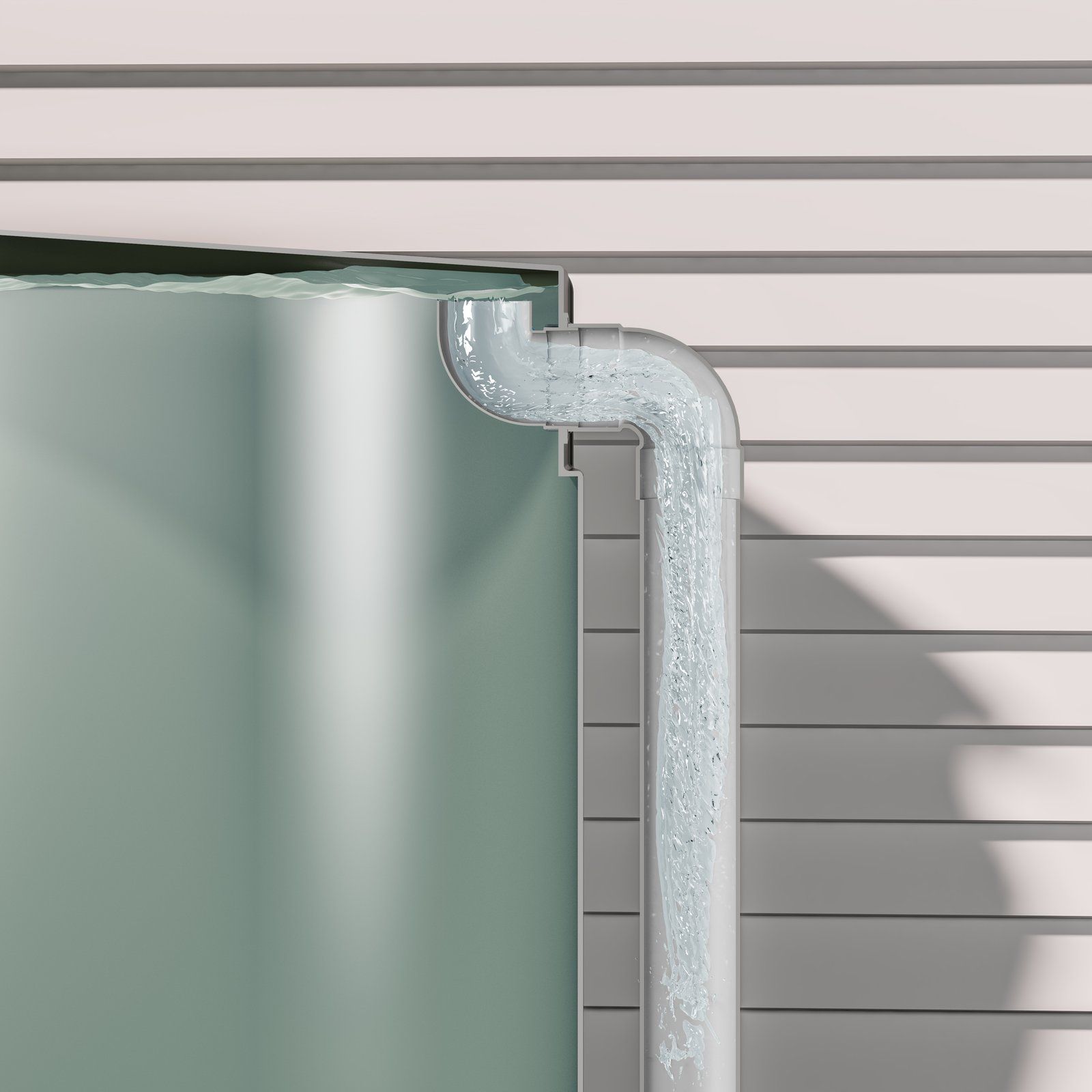 Flanged Tank Overflow Extra High Volume - 5