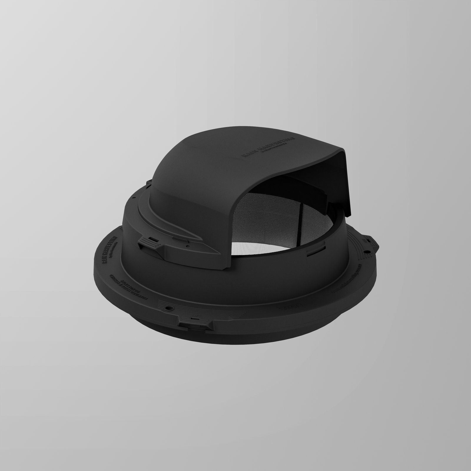 High Wall Tank Screen 360 Hood Kit w/ Screw Down Ring - 4