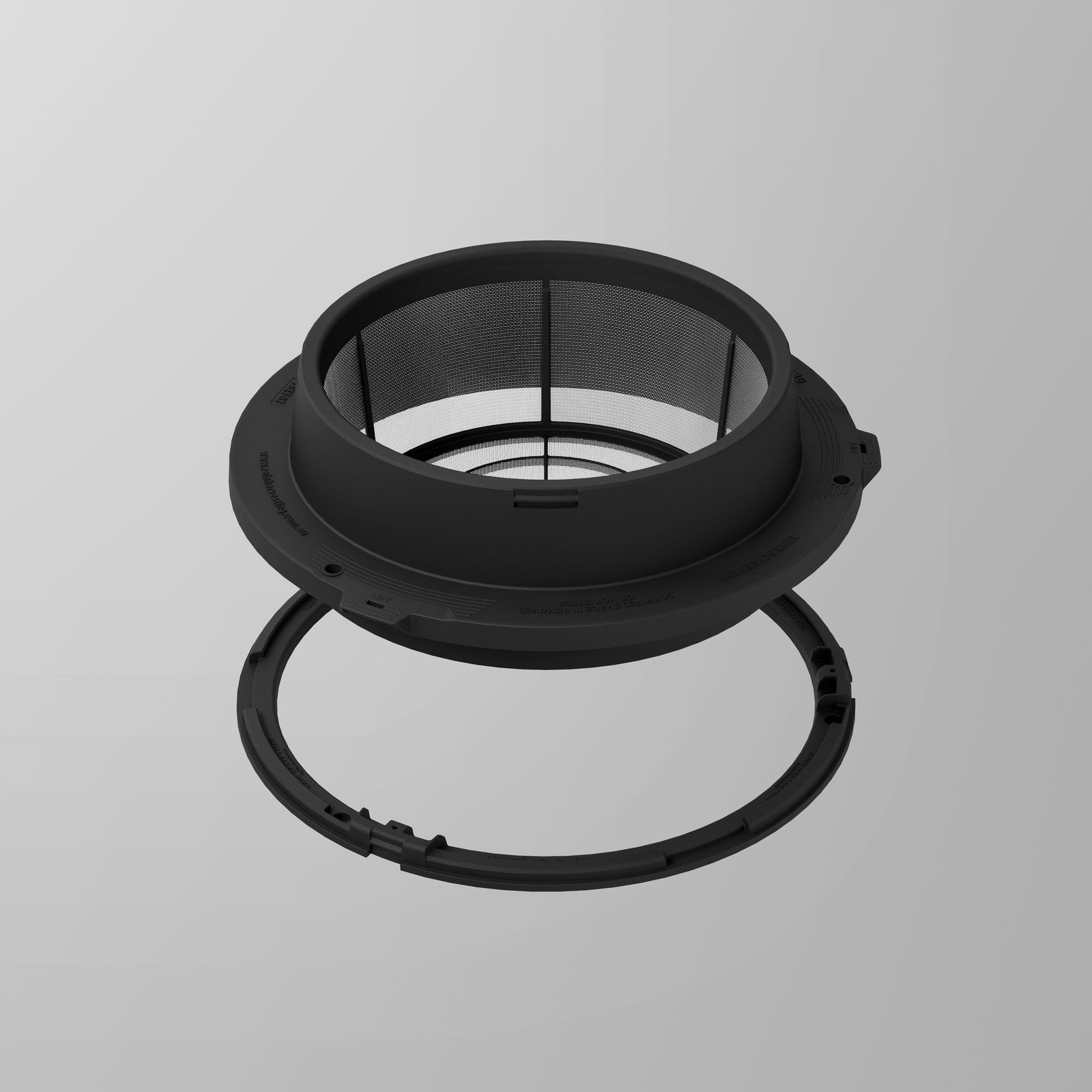 High Wall Tank Screen 360 w/ Screw Down Ring