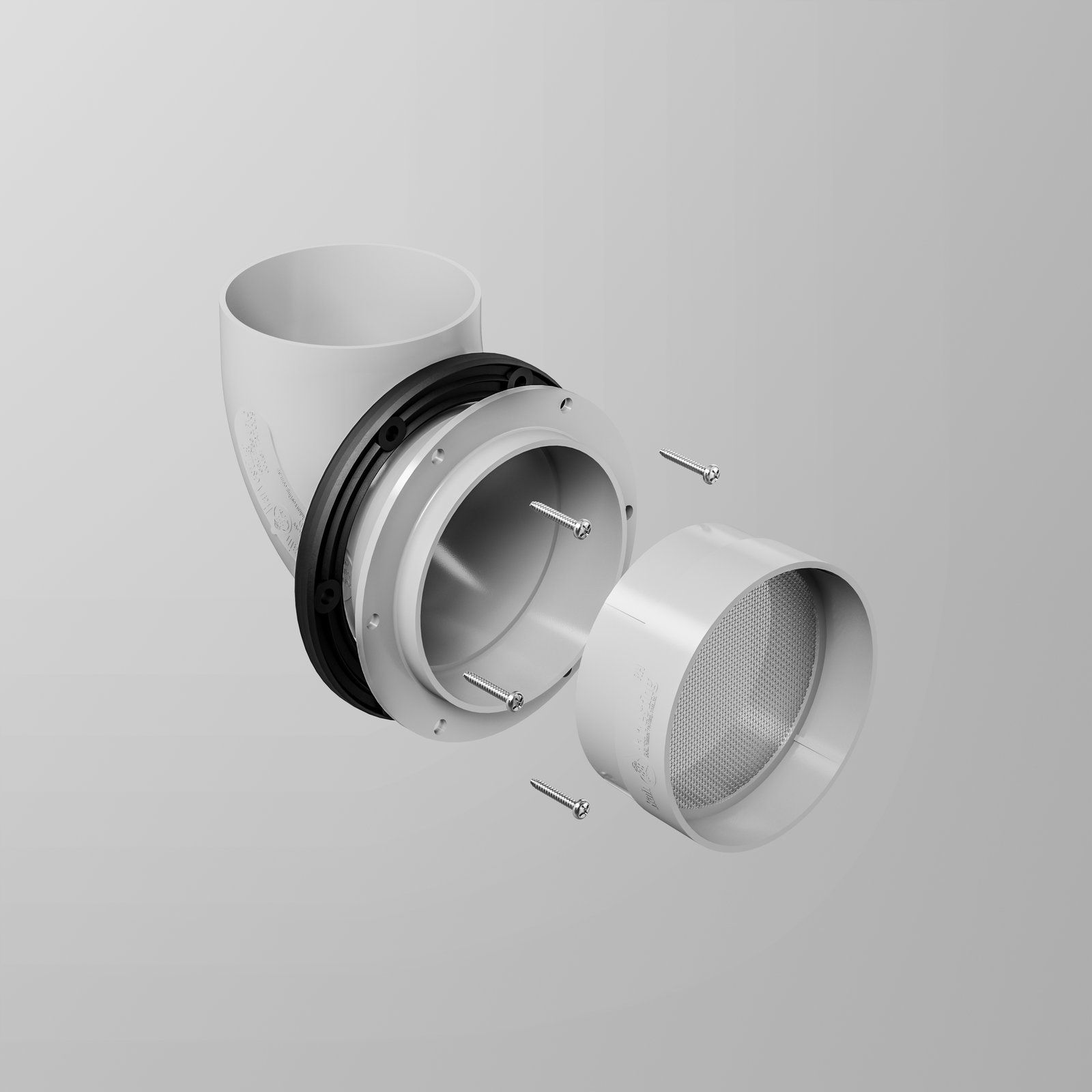 Flanged Tank Overflow Kit Extra High Volume - 5