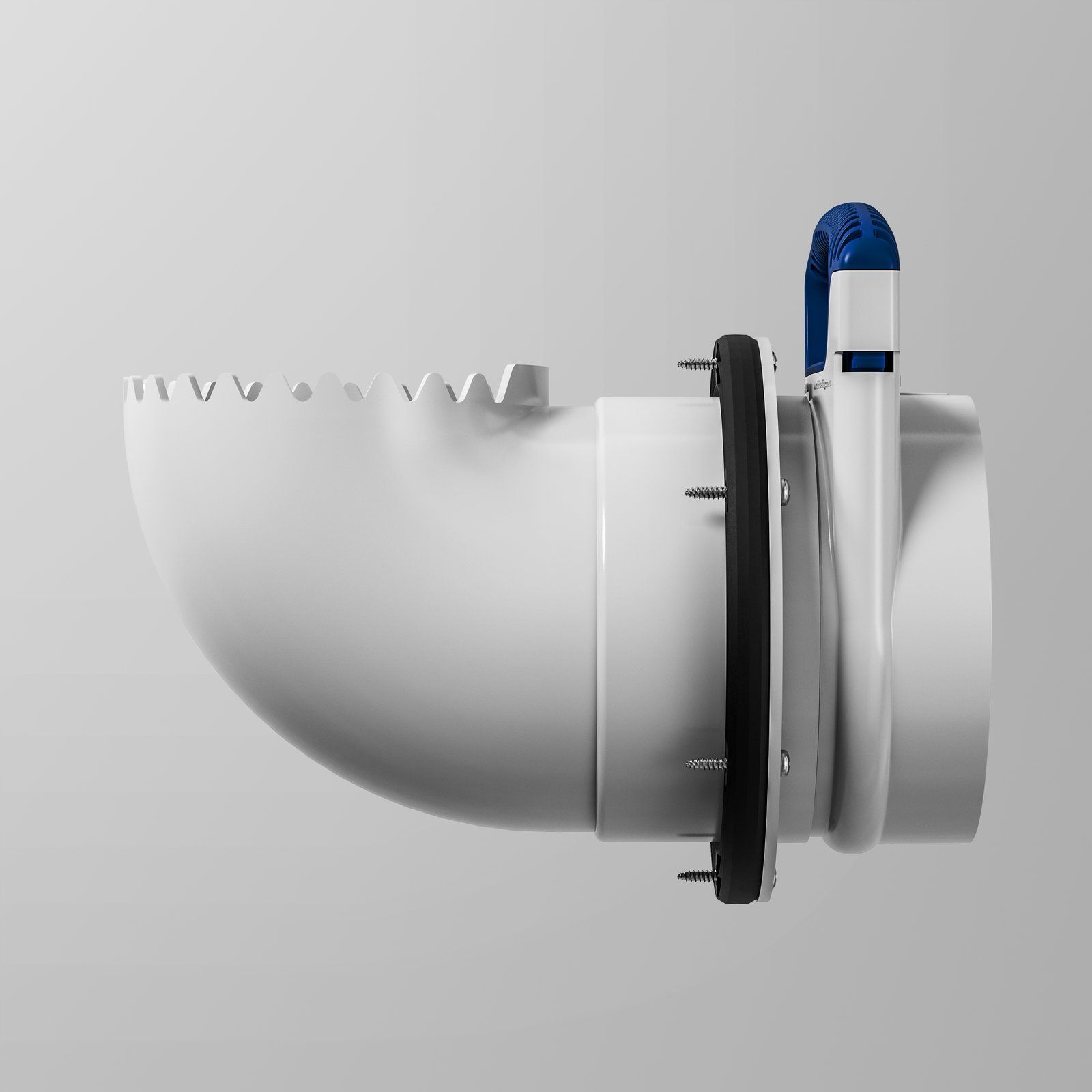 Flanged Tank Overflow Kit High Volume w/ Removable Screen Mozzie Stoppa