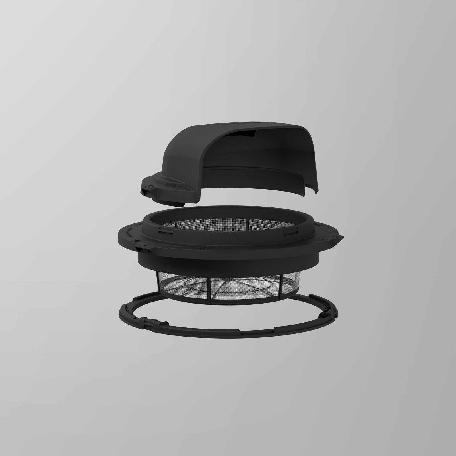 Low Profile Tank Screen 360 Hood Kit w/ Screw Down Ring