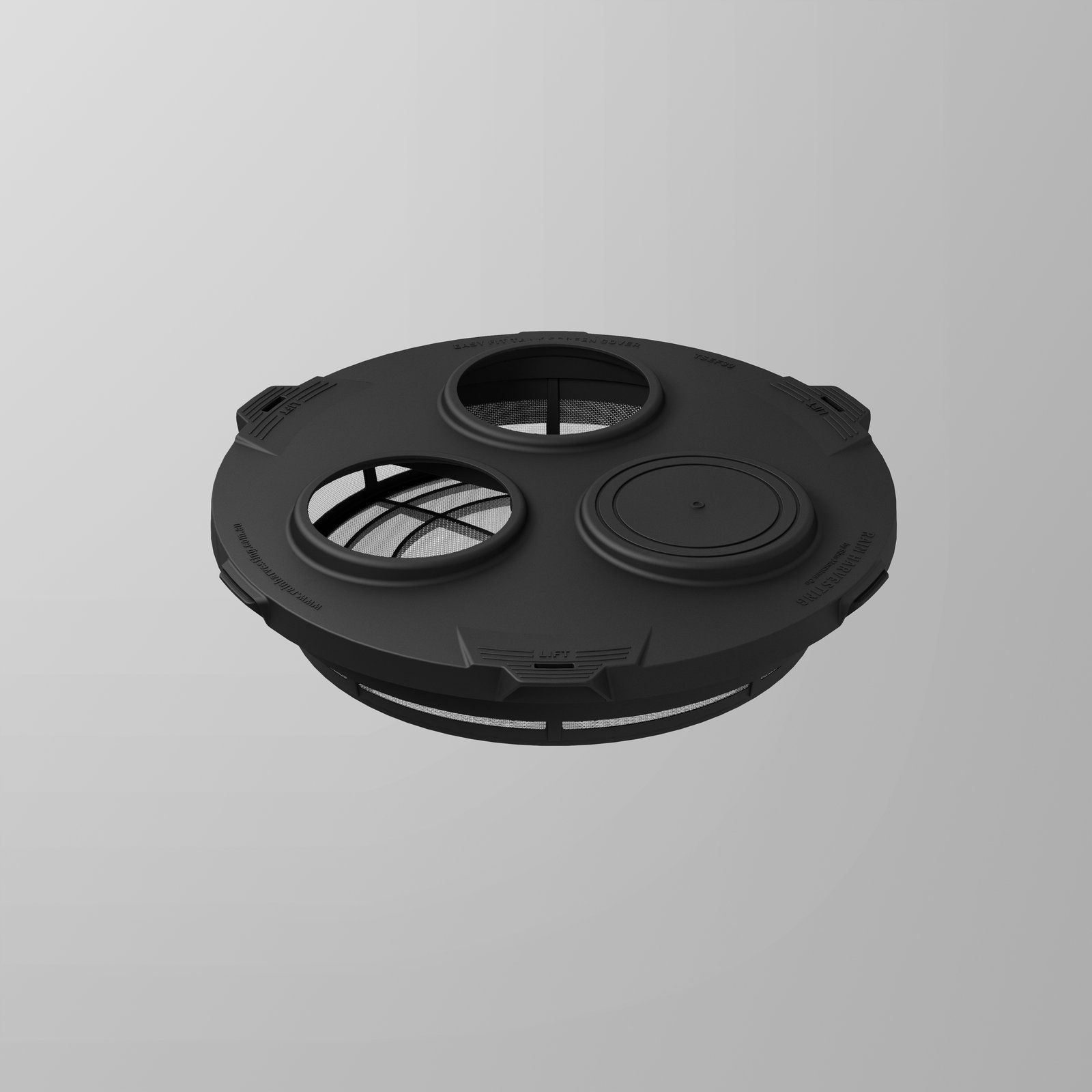Easy Fit Side Mesh Tank Screen and Cover Kit w/ Clip on Ring - 5