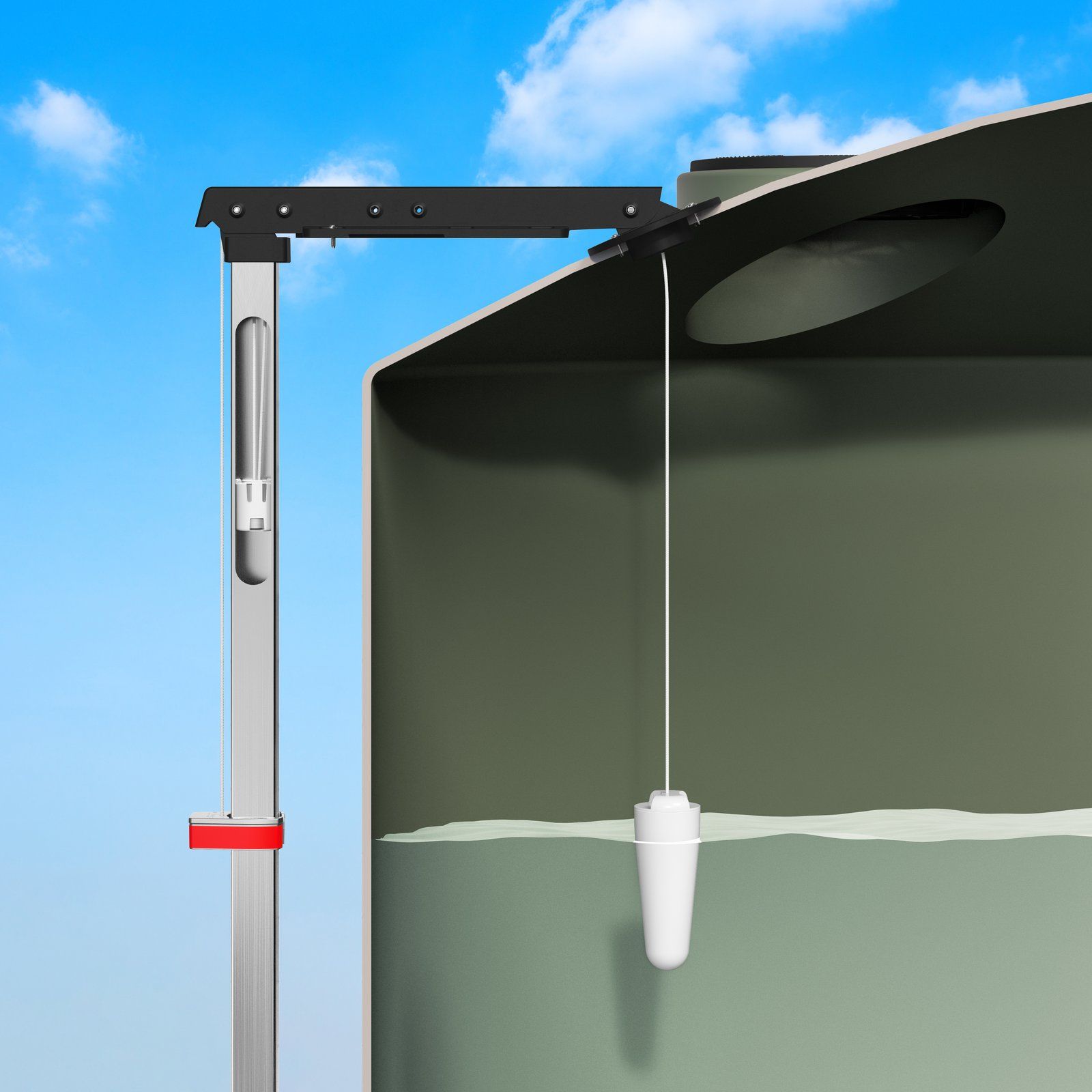 Side Wall Guided Tank Gauge - 3