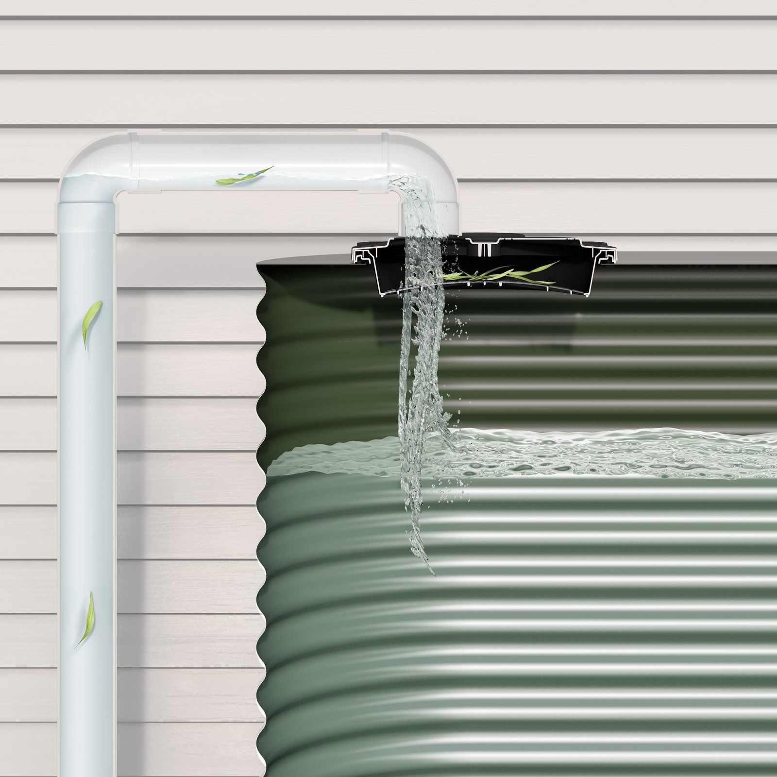 Easy Fit Solid Wall Tank Screen and Cover Kit w/ Screw Down Ring - 4