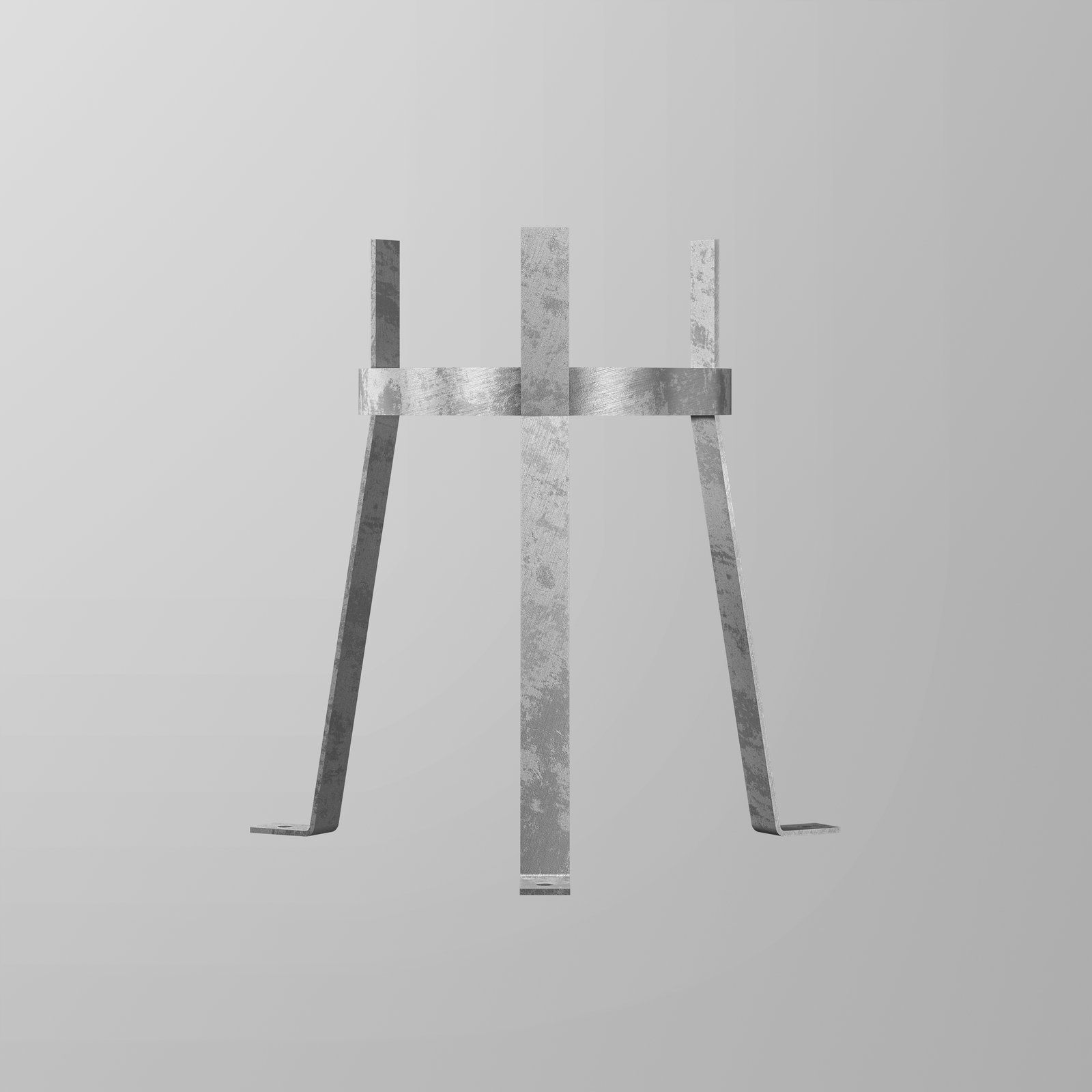 Steel Stand for First Flush Post / Wall with 300mm Chamber