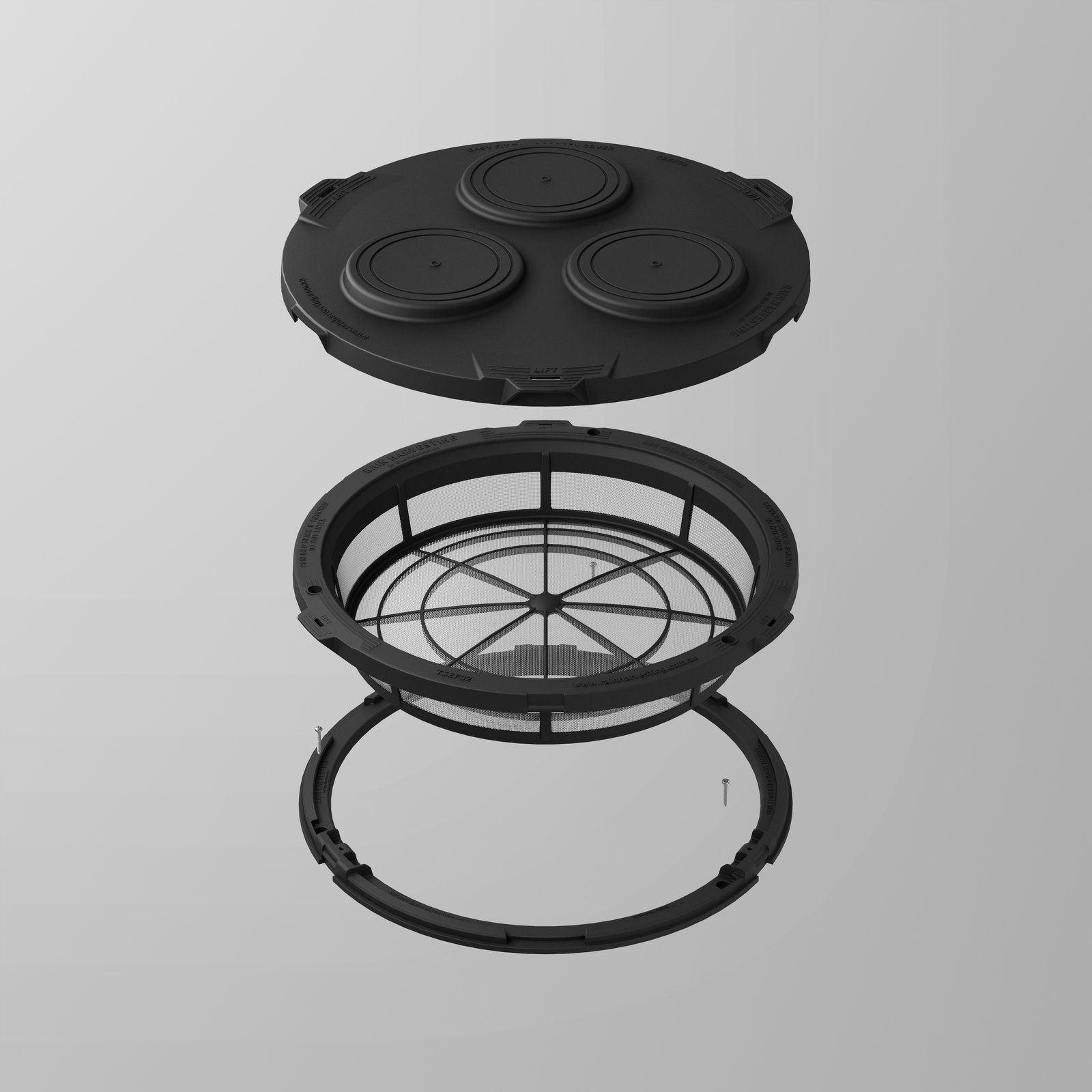 Easy Fit Side Mesh Tank Screen and Cover Kit w/ Screw Down Ring