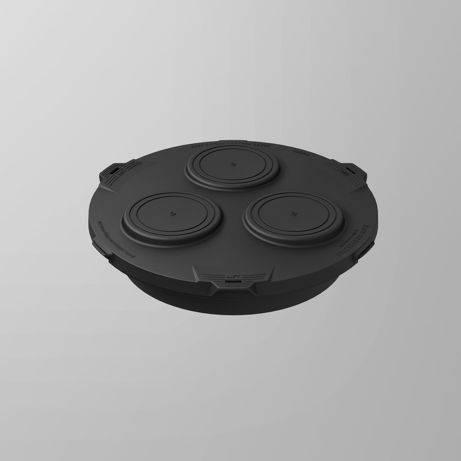 Easy Fit Solid Wall Tank Screen and Cover Kit w/ Screw Down Ring - 3