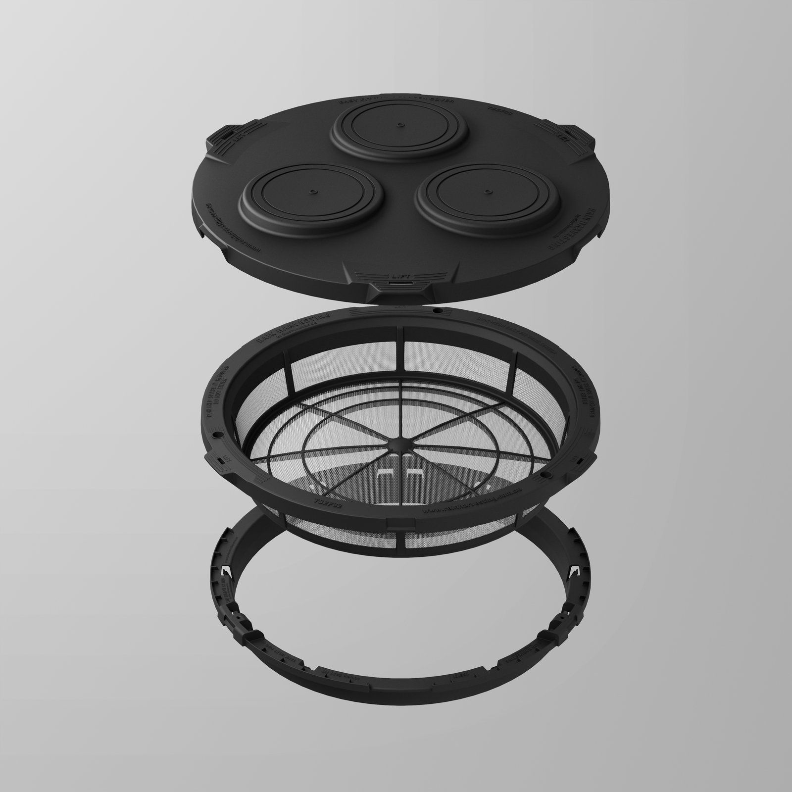 Easy Fit Side Mesh Tank Screen and Cover Kit w/ Clip on Ring