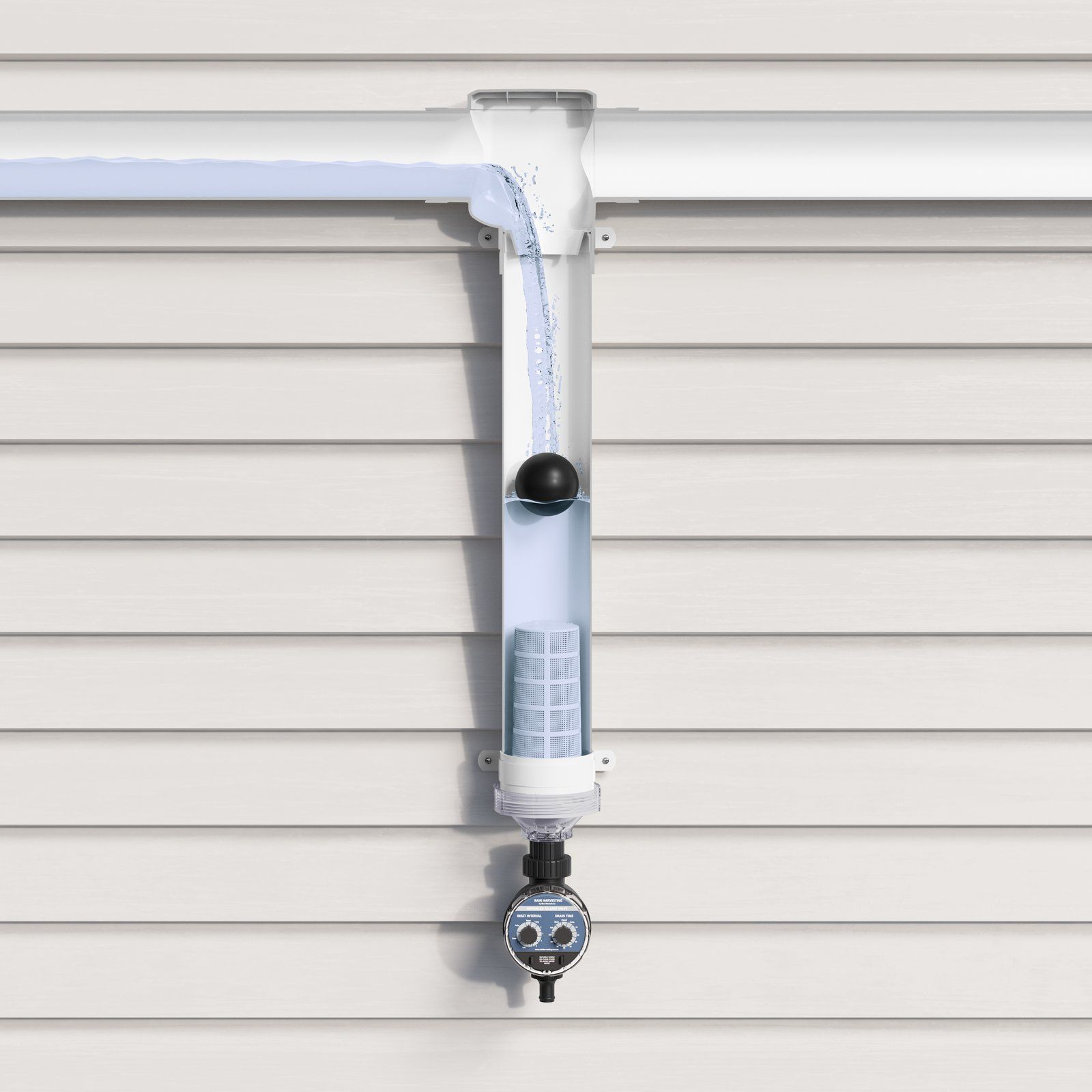 First Flush w/ Catch-All Tee and Electronic Valve - 8