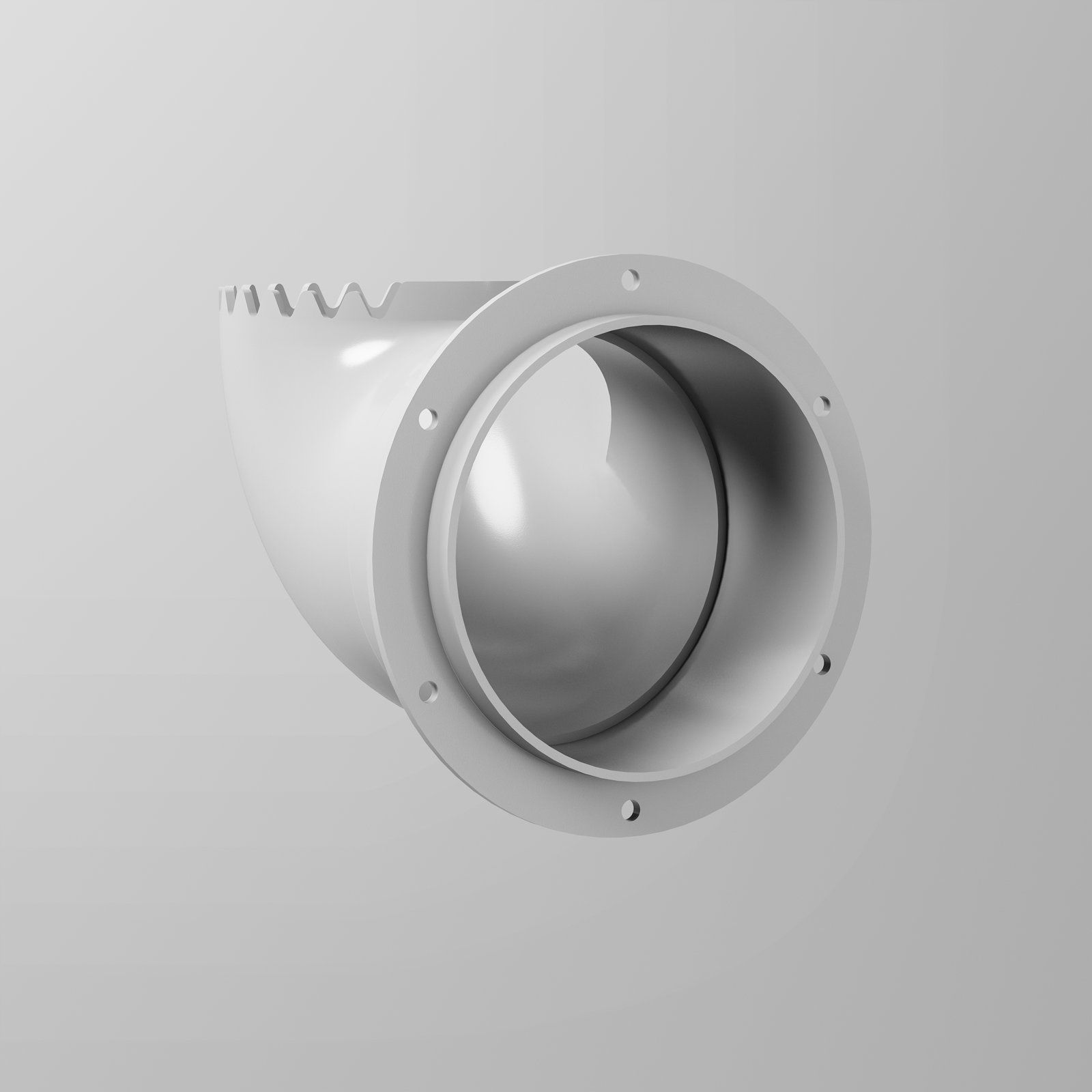 Flanged Tank Overflow - Volume Increasing - High 90mm - 3