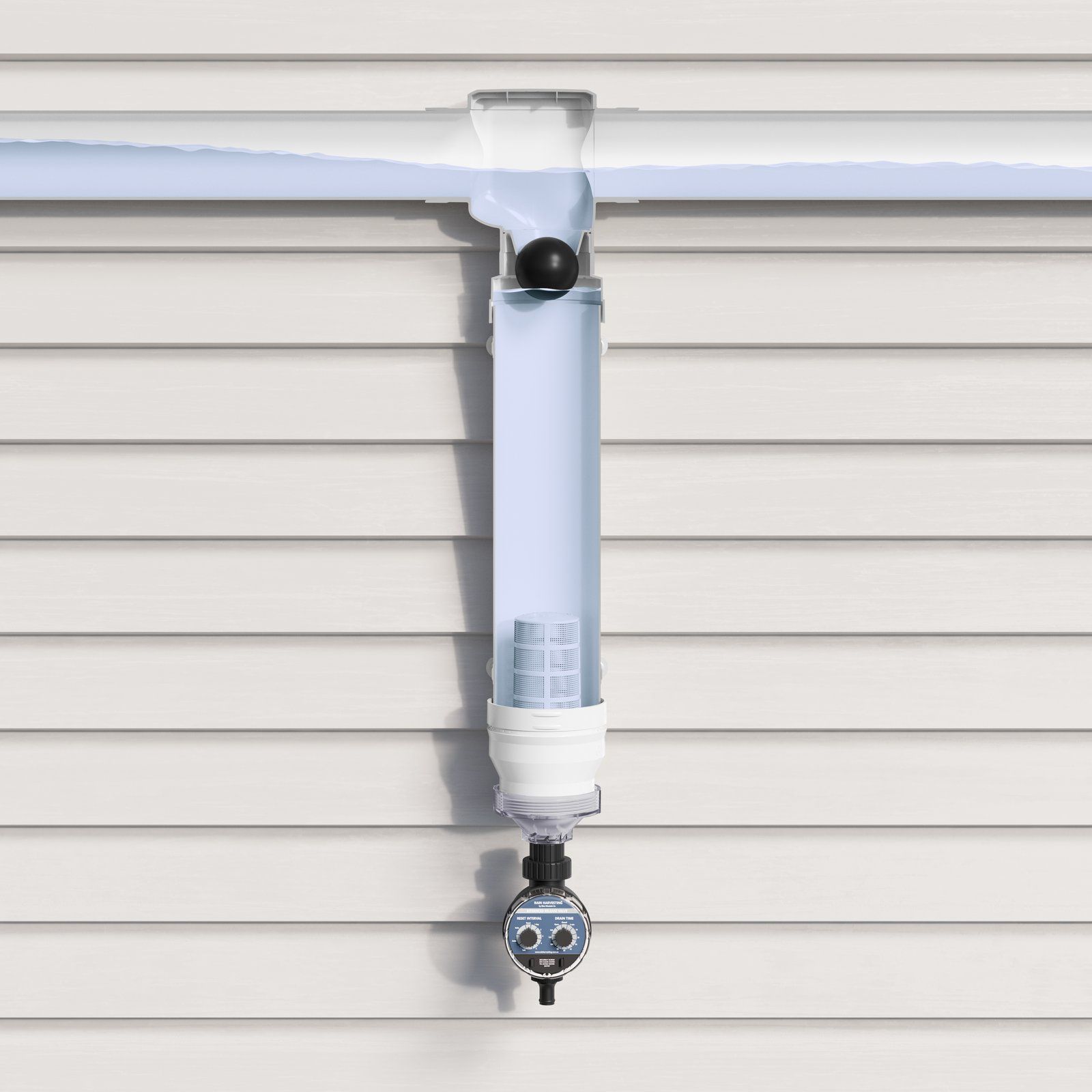 First Flush Max w/ Catch-All Tee and Electronic Valve - 8
