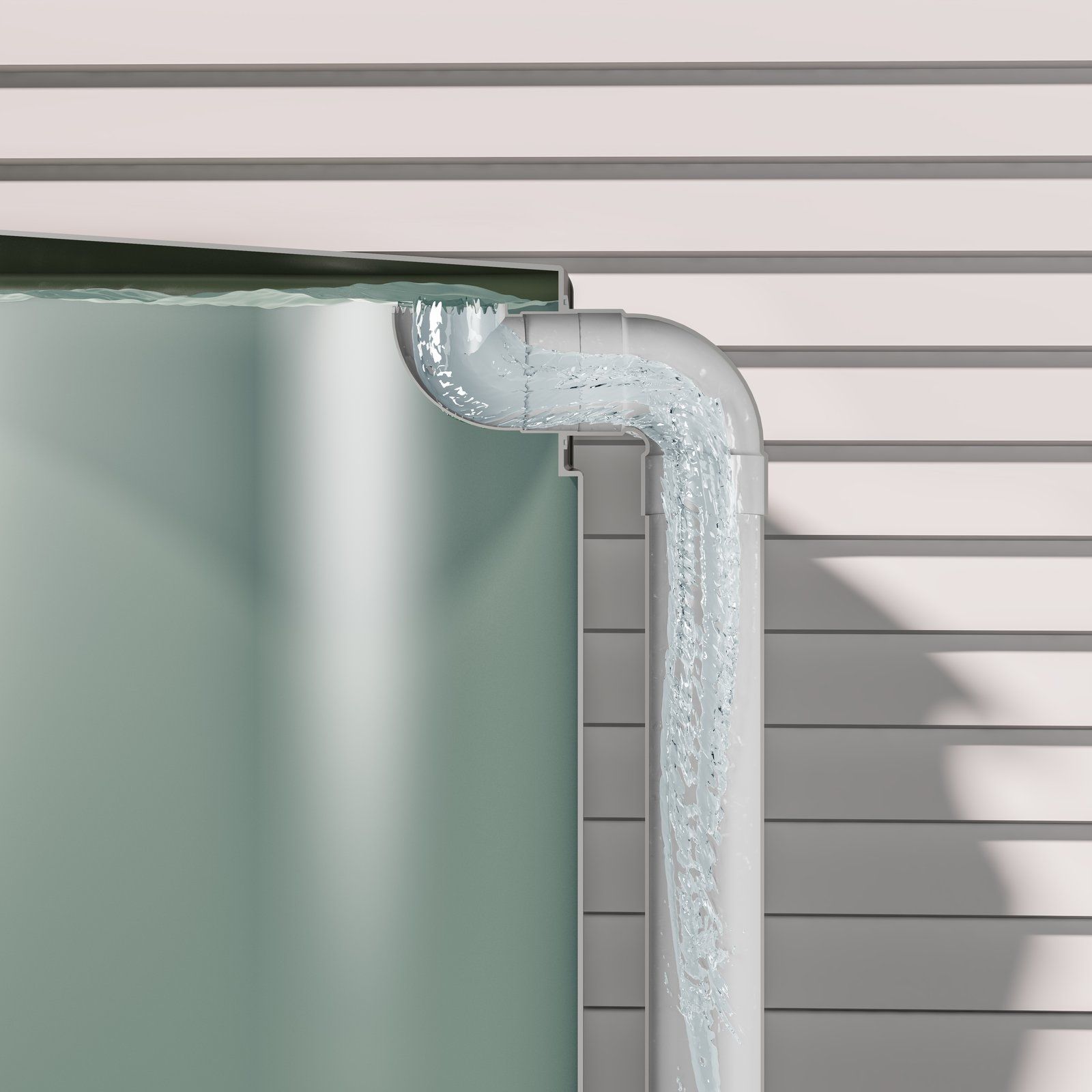 Flanged Tank Overflow - Volume Increasing - High 90mm - 6