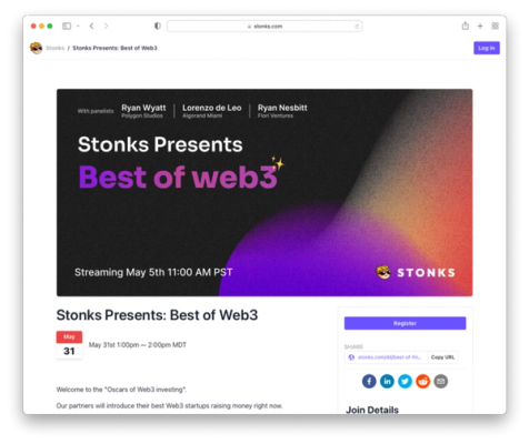 Introducing the Stonks Demo Day Dashboard,