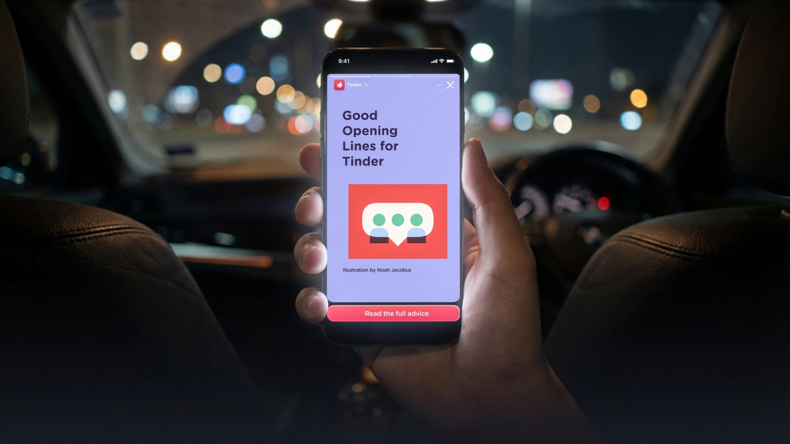 BUD* App Advice screen