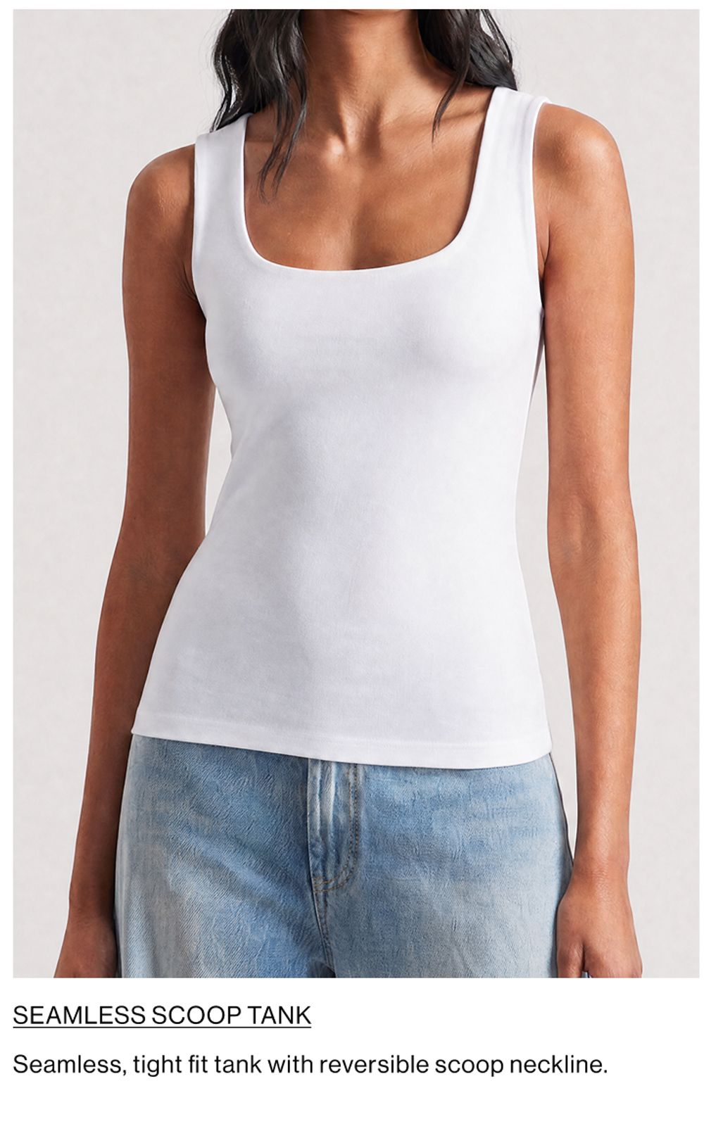 SHOP THE SEAMLES SCOOP TANK